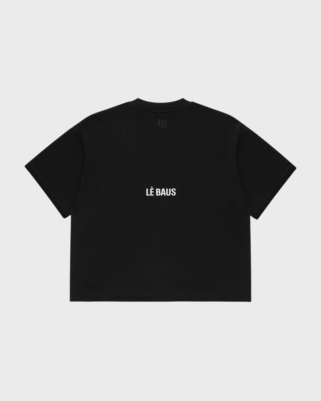 CROP LOGO T-SHIRT - BLK/YLW