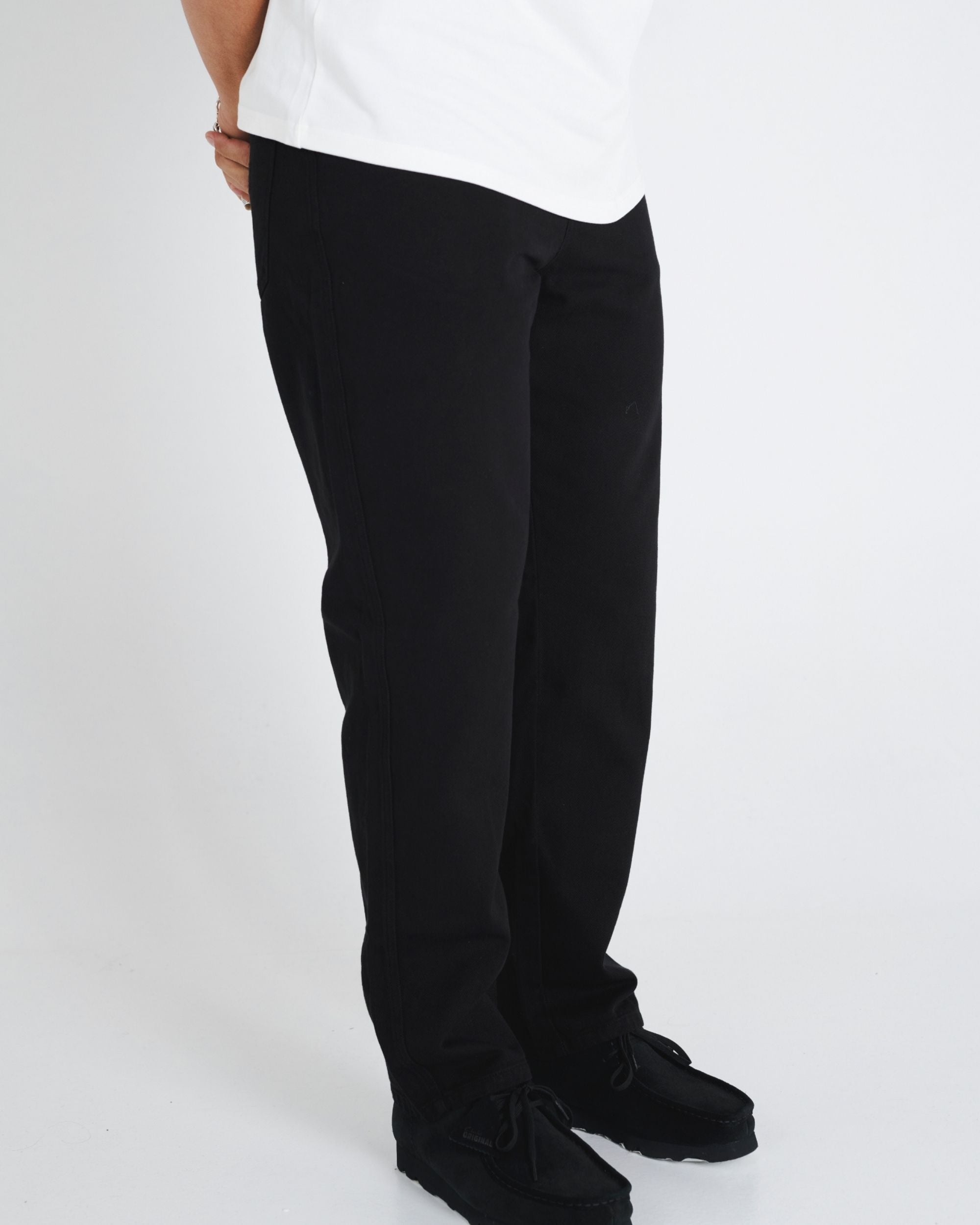STRAIGHT LEG DENIM - BLACK