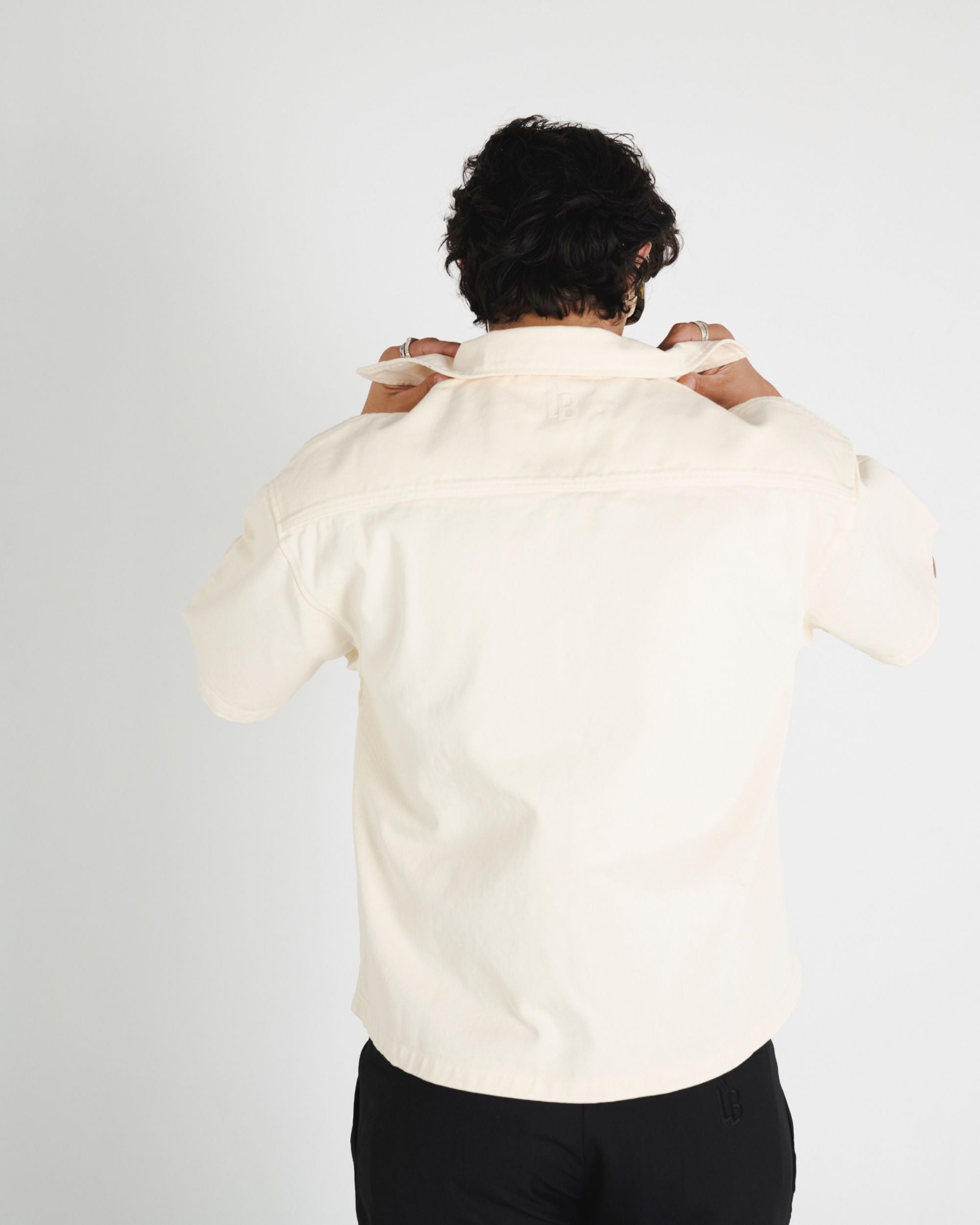 CROP SHIRT - CREAM