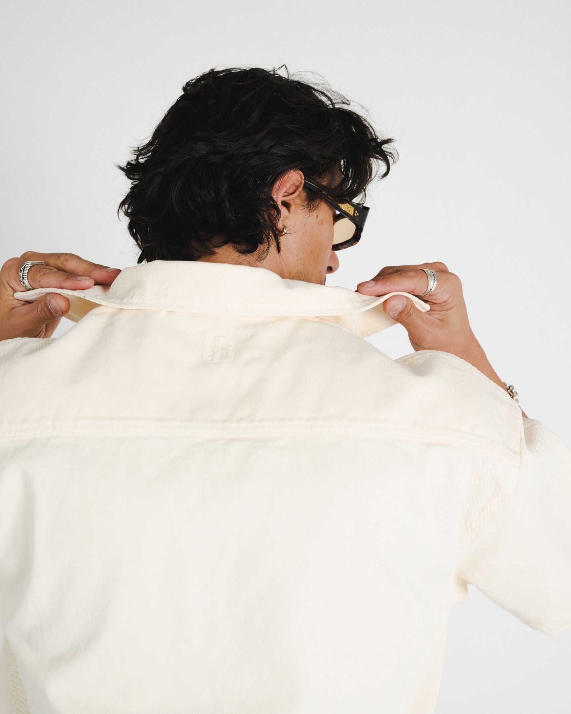 CROP SHIRT - CREAM
