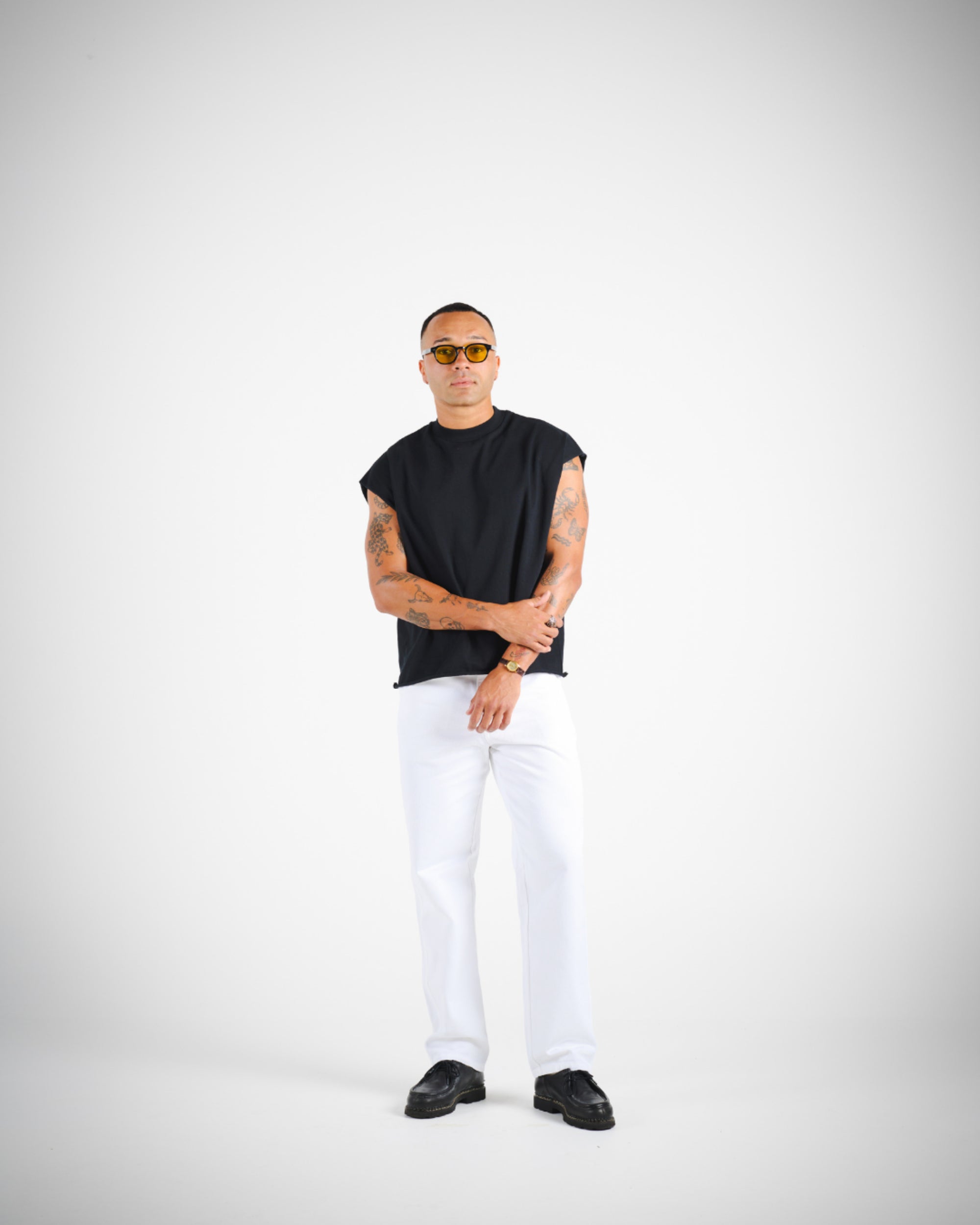 CROP CUT OFF - BLACK