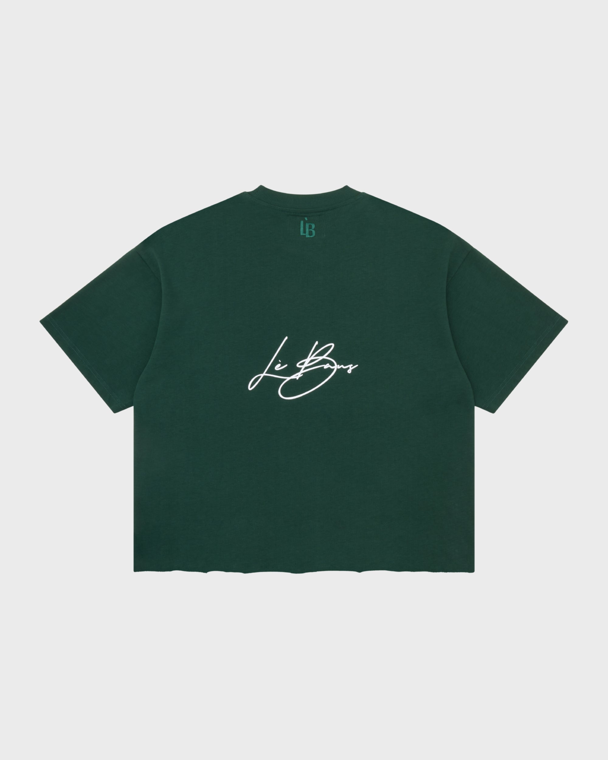 CROP LOGO T-SHIRT - GREEN