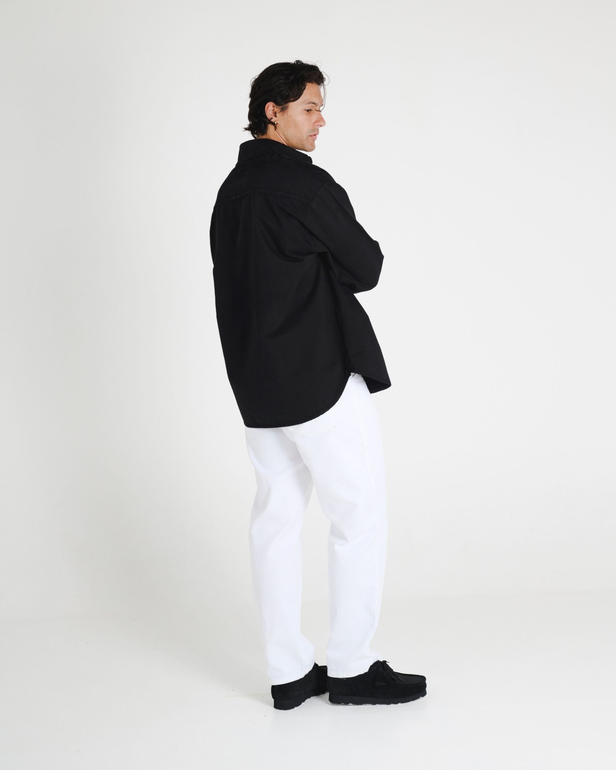 LONG SLEEVE SHIRT - BLACK