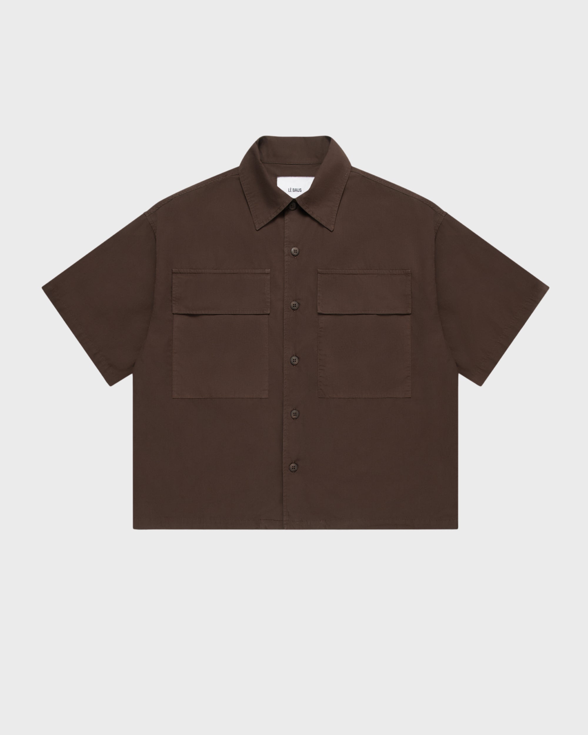 CROP PATCH POCKET SHIRT