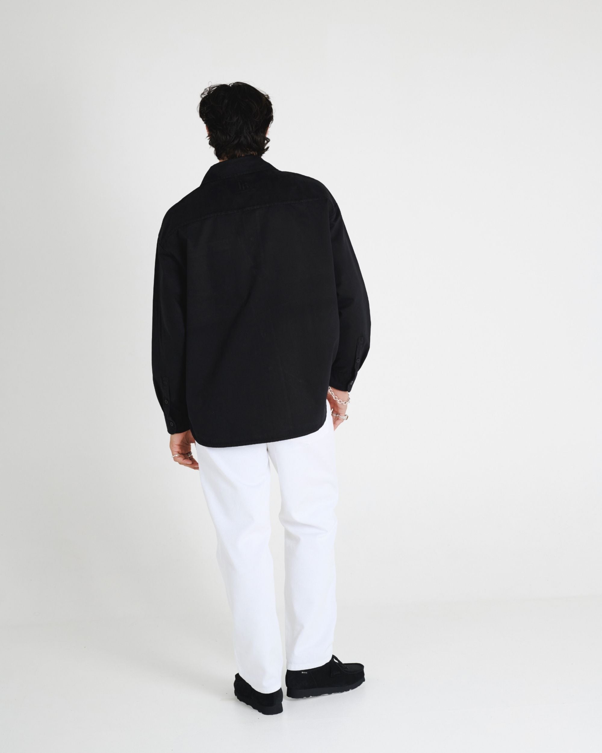 LONG SLEEVE SHIRT - BLACK