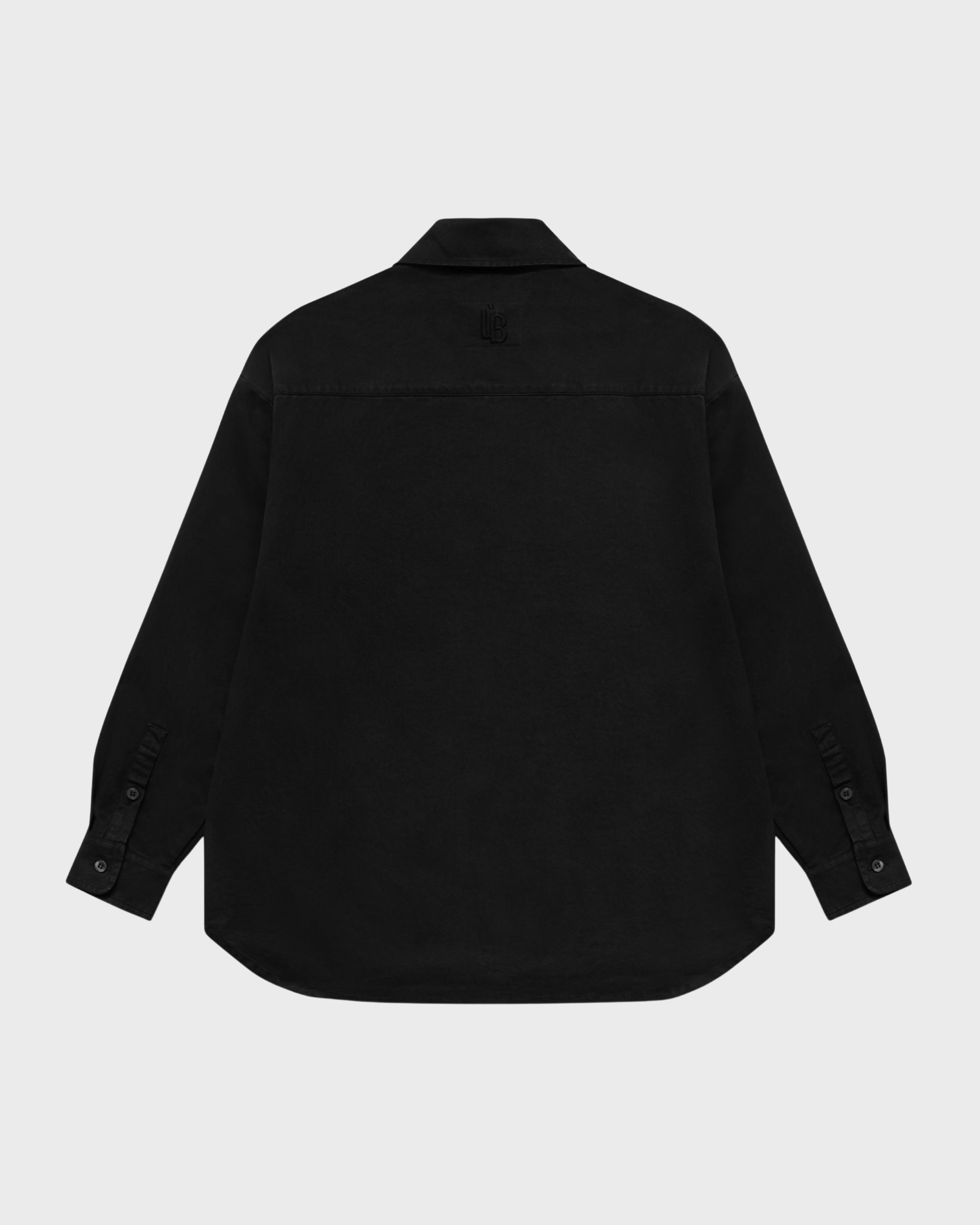 LONG SLEEVE SHIRT - BLACK