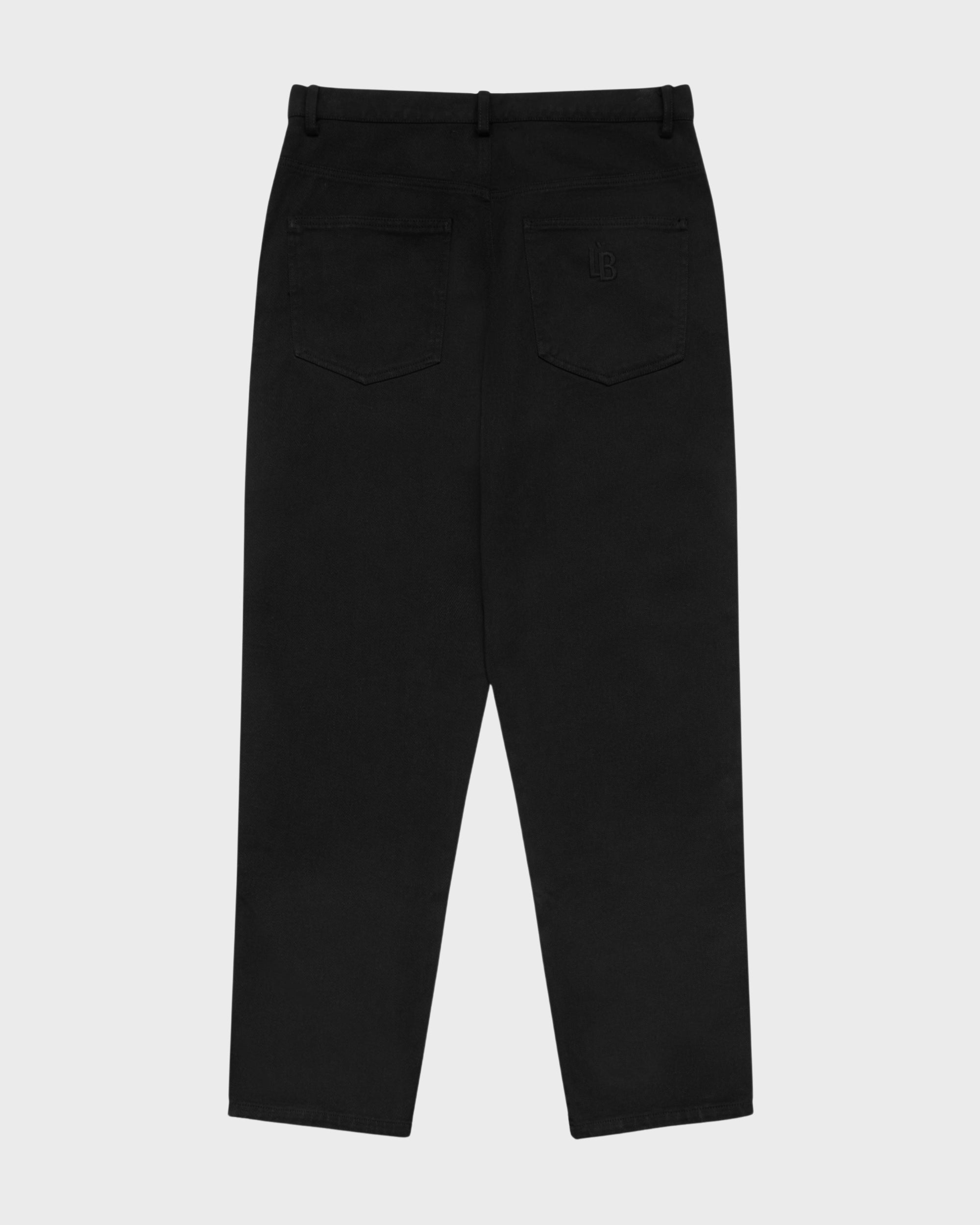 STRAIGHT LEG DENIM - BLACK