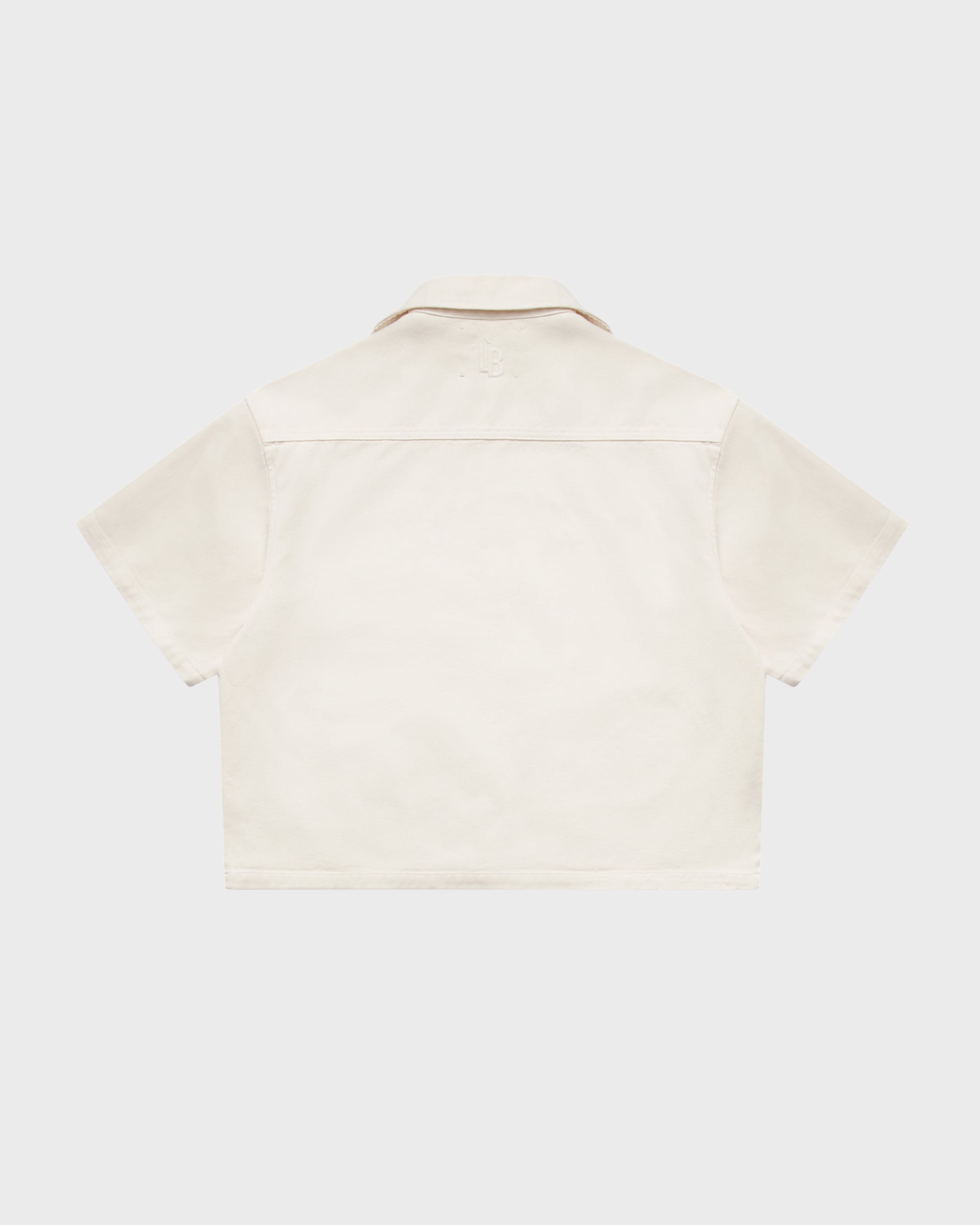 CROP SHIRT - CREAM