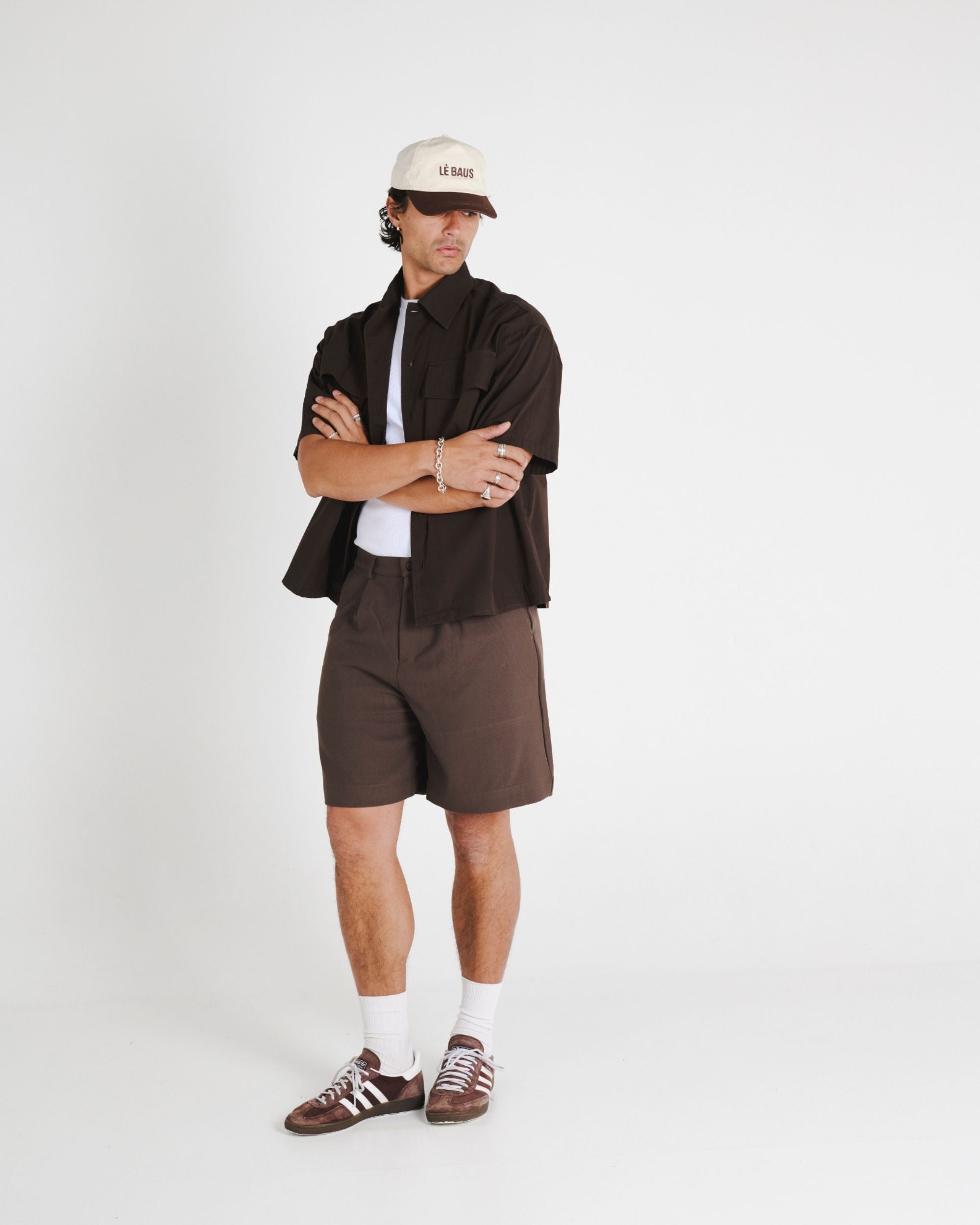 CROP PATCH POCKET SHIRT