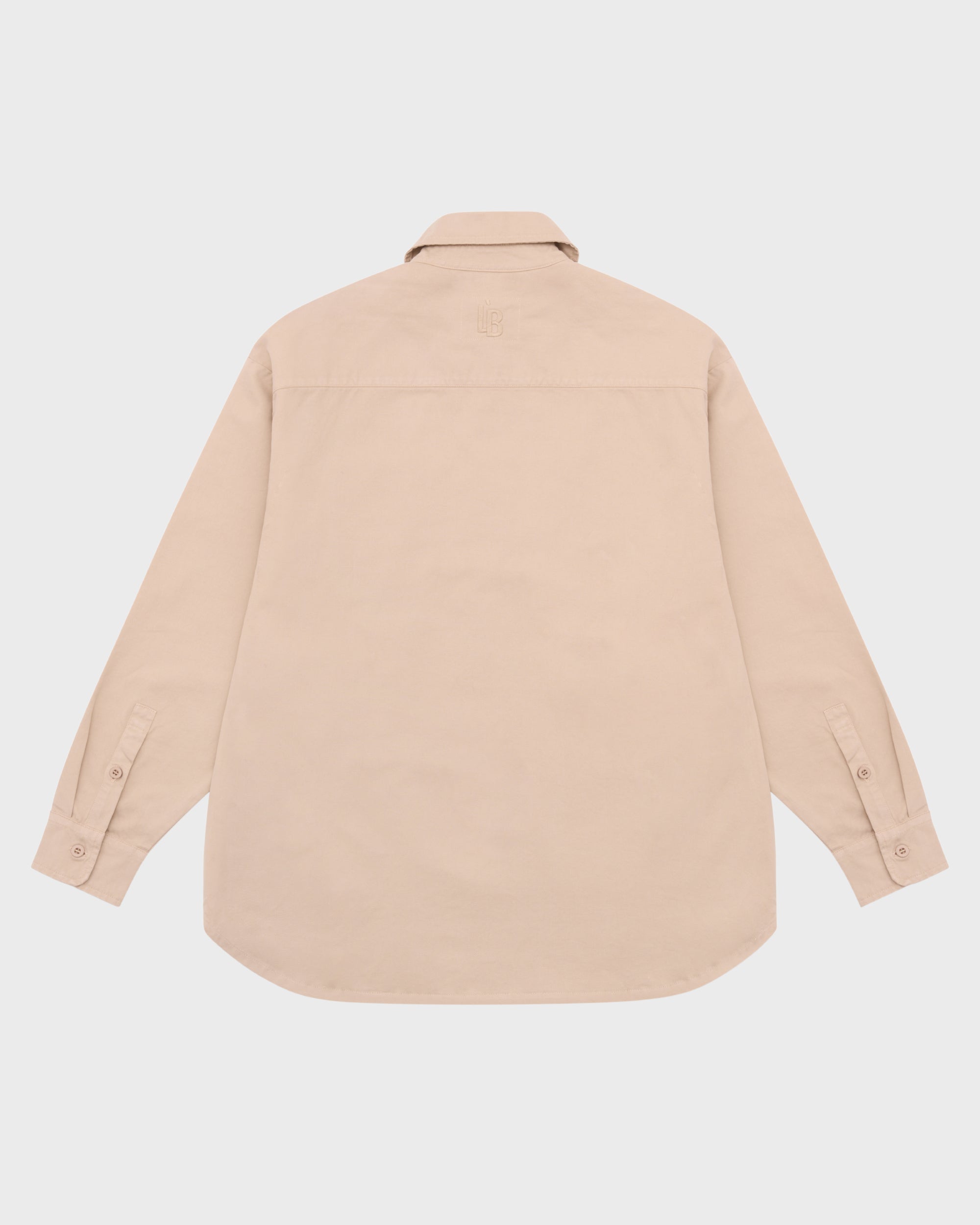 LONG SLEEVE SHIRT - TAUPE