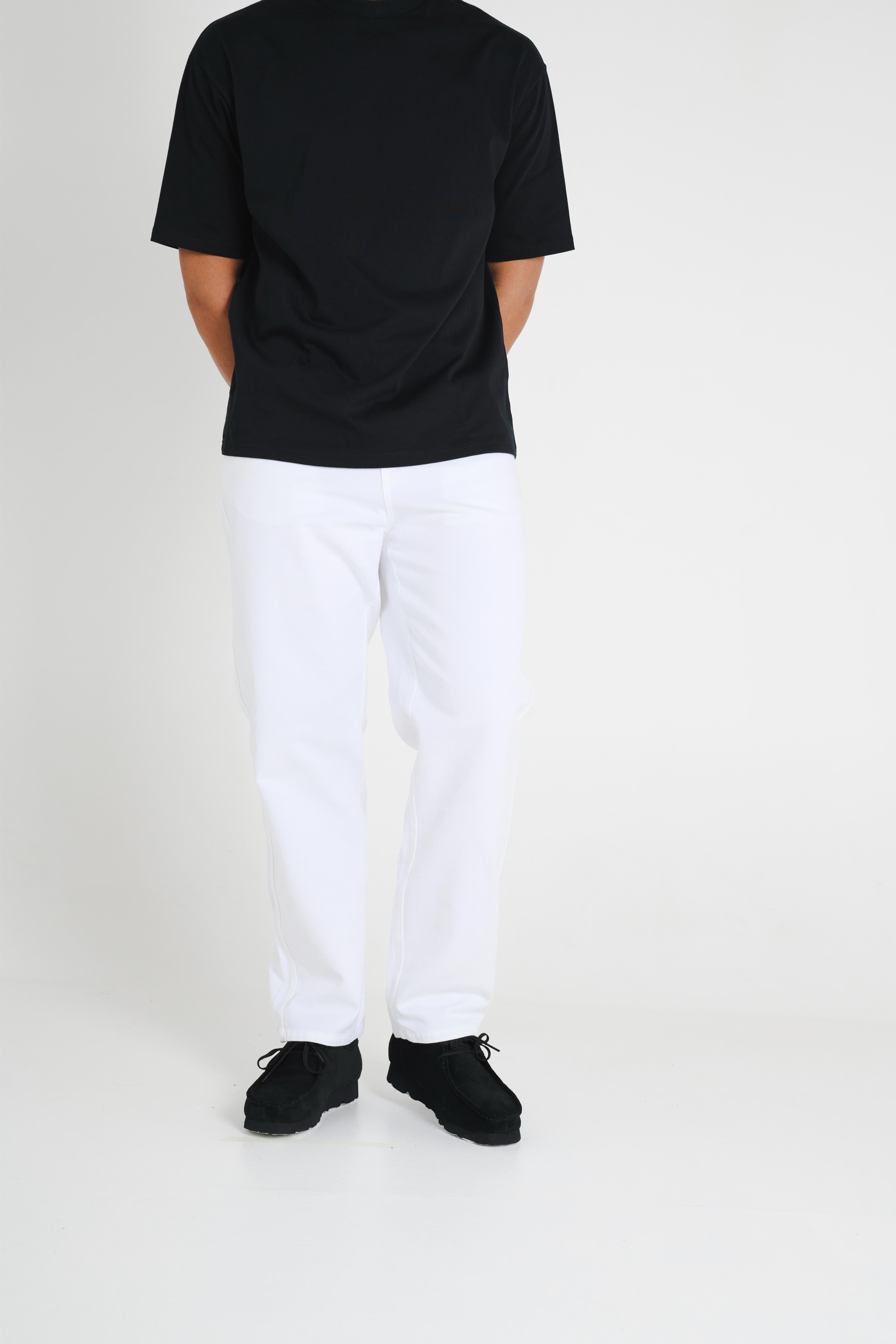 STRAIGHT LEG DENIM - WHITE