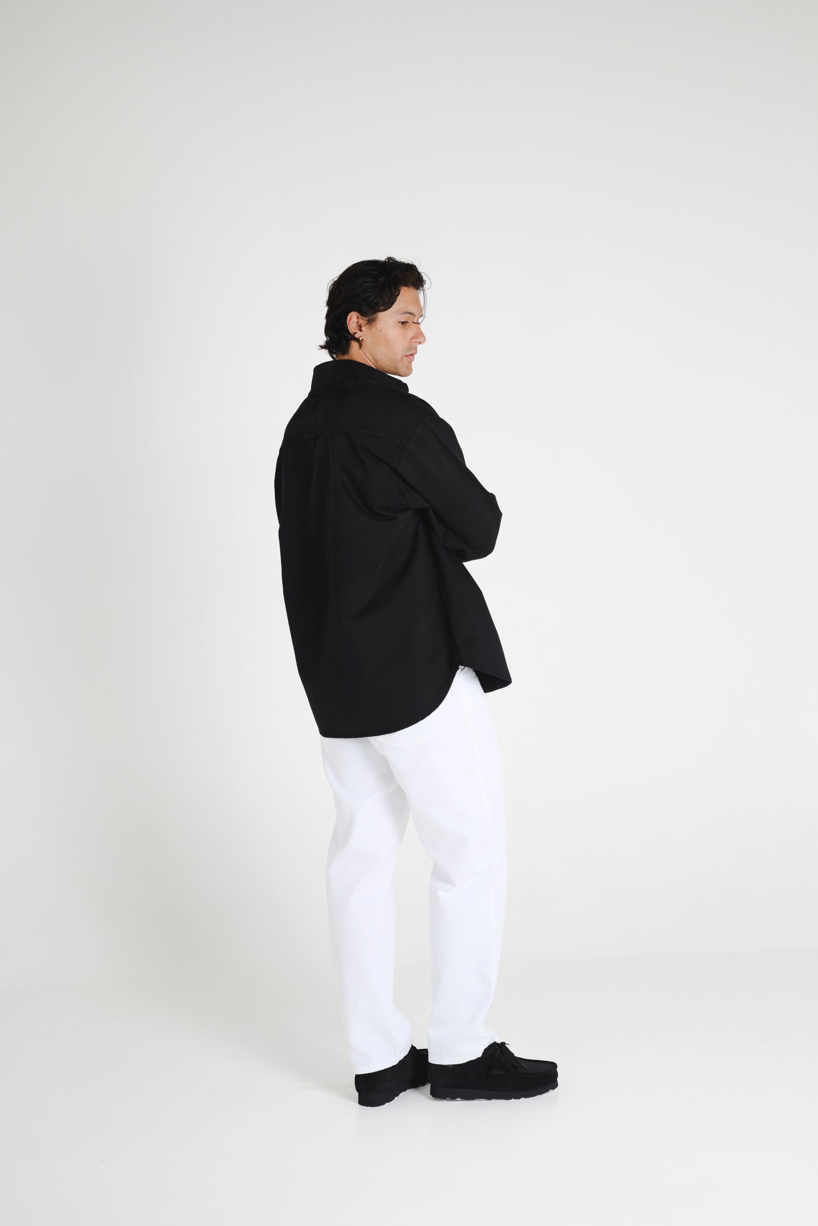 LONG SLEEVE SHIRT - BLACK