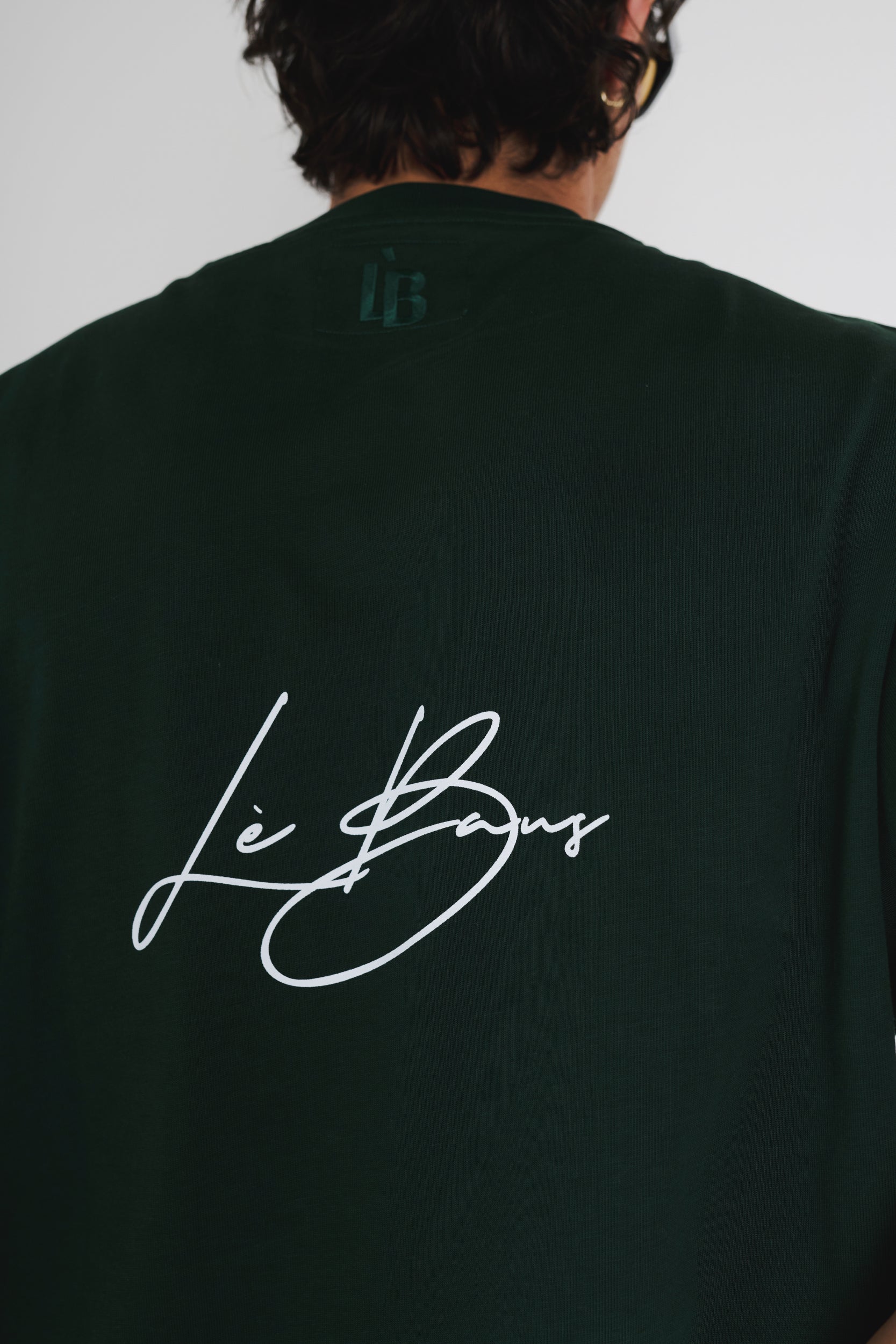 CROP LOGO T-SHIRT - GREEN