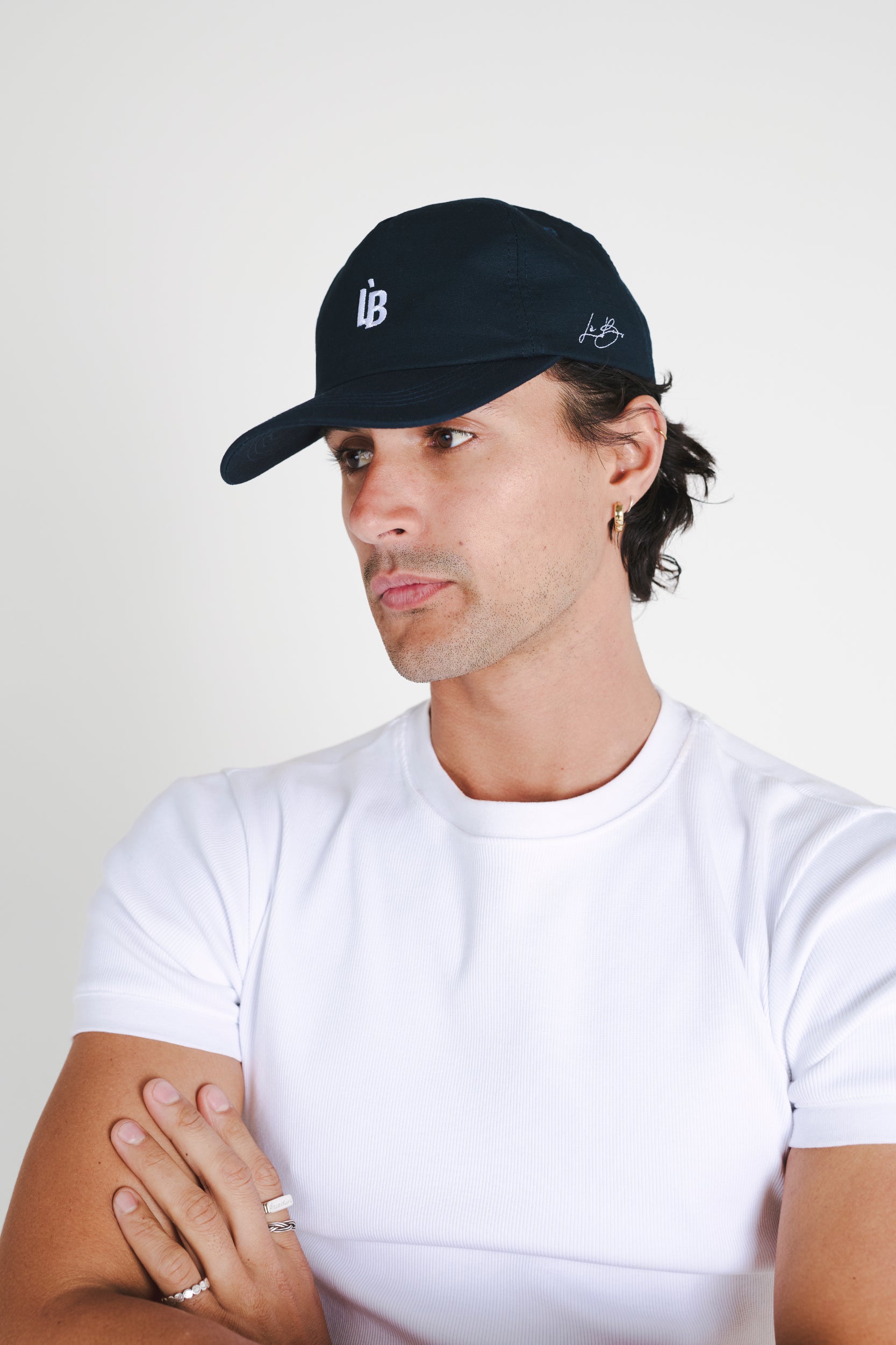 LÈ BAUS 5 PANEL CAP - NAVY