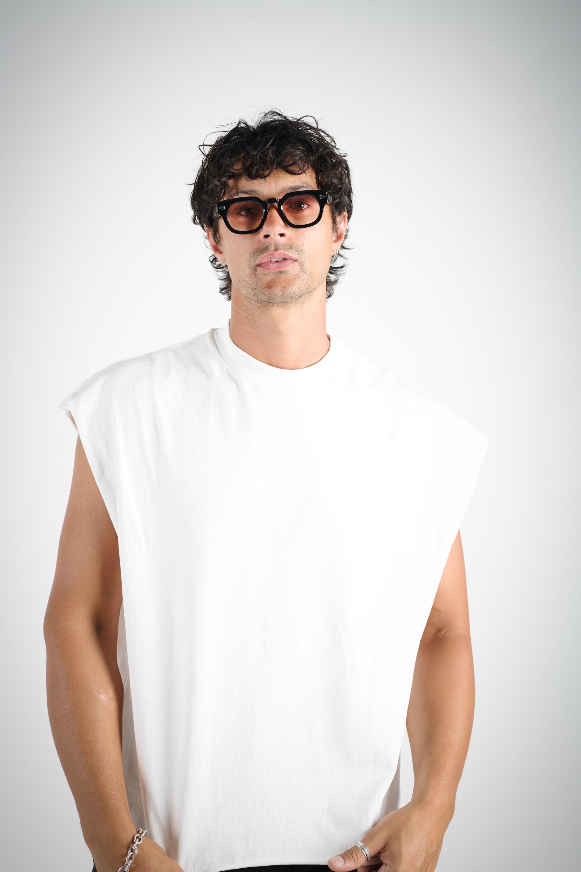 CROP CUT OFF - WHITE