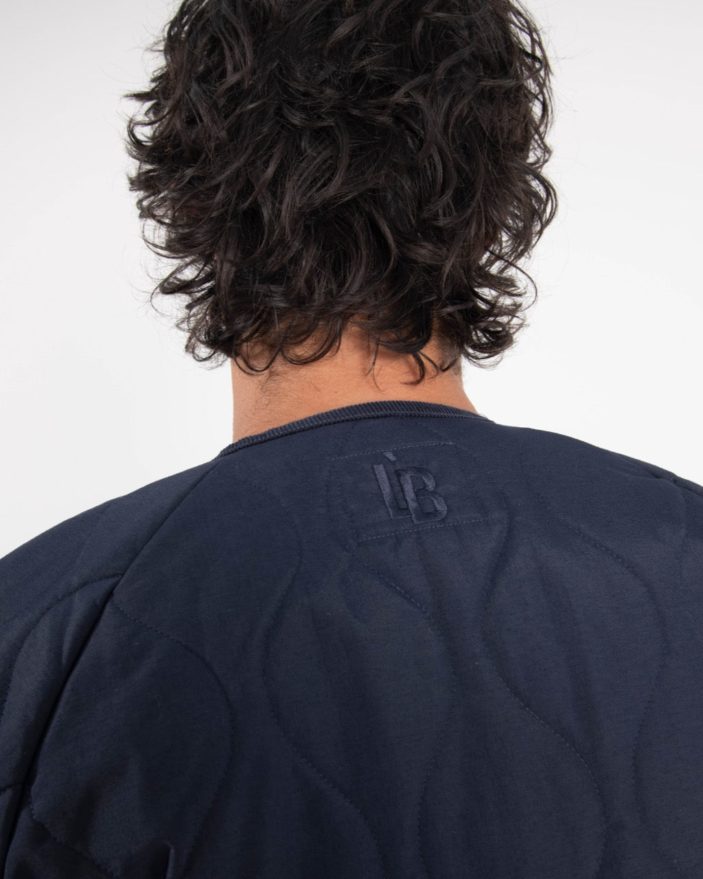 QUILTED JACKET - NAVY