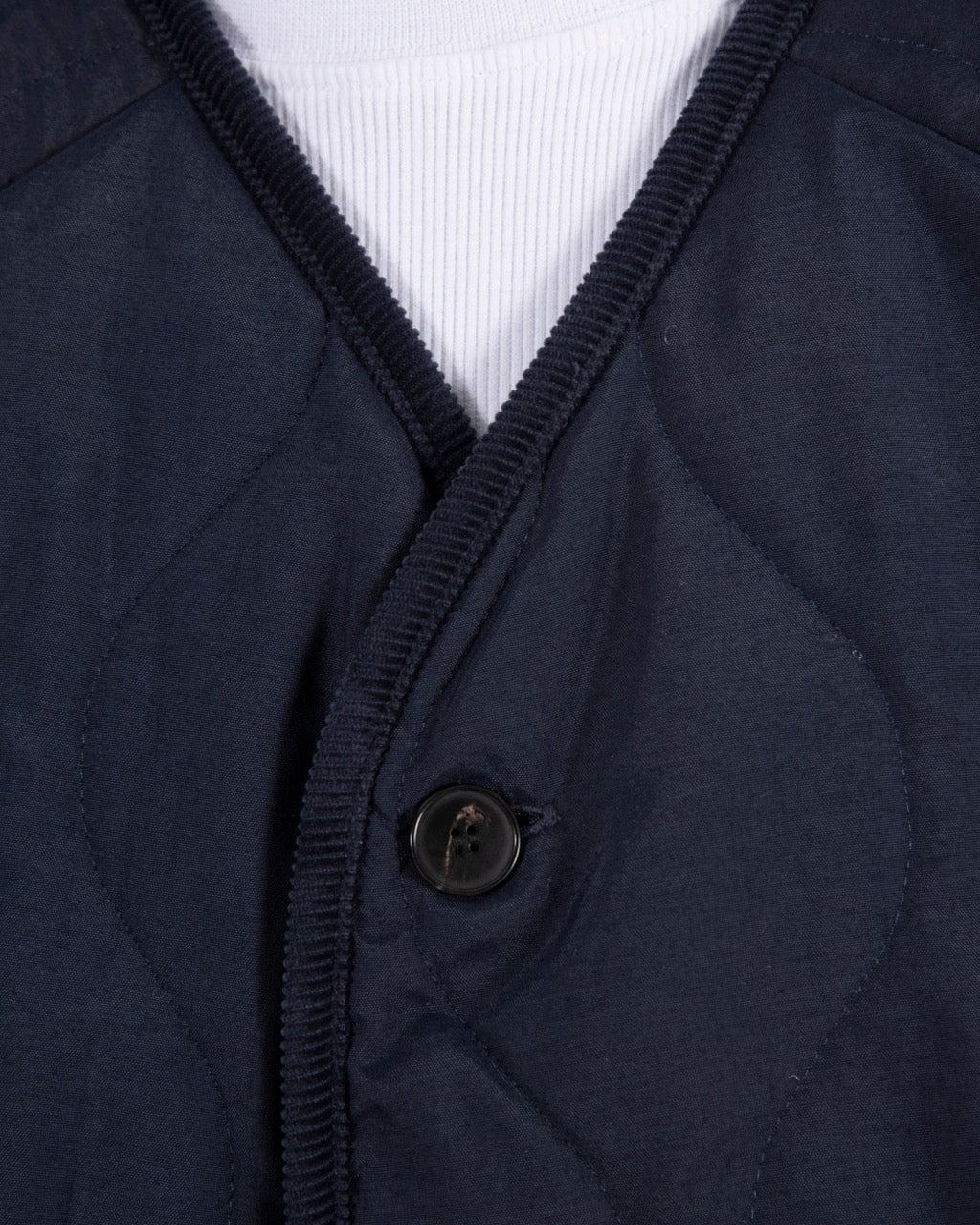QUILTED JACKET - NAVY