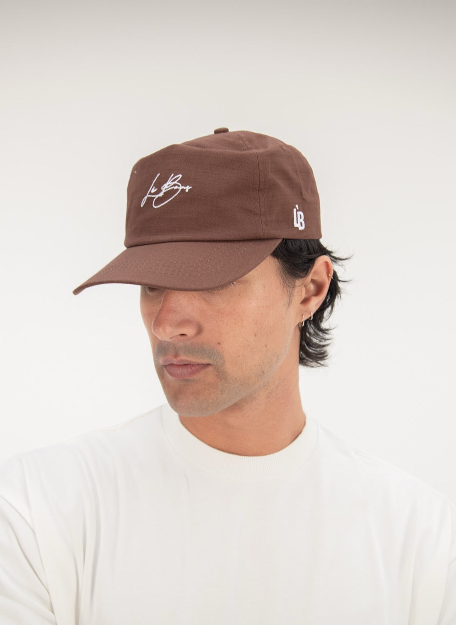 5 PANEL CAP - BROWN