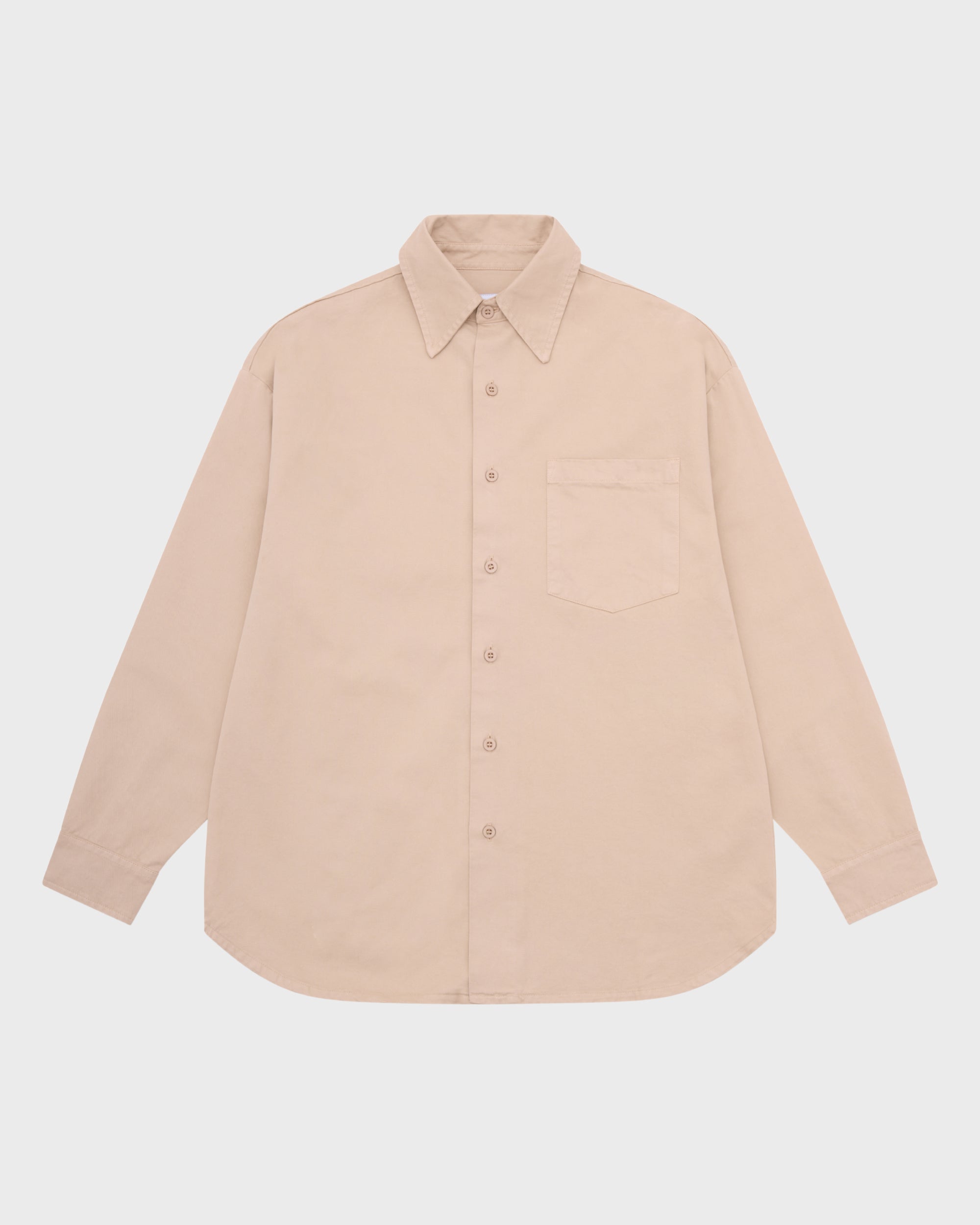 LONG SLEEVE SHIRT - TAUPE