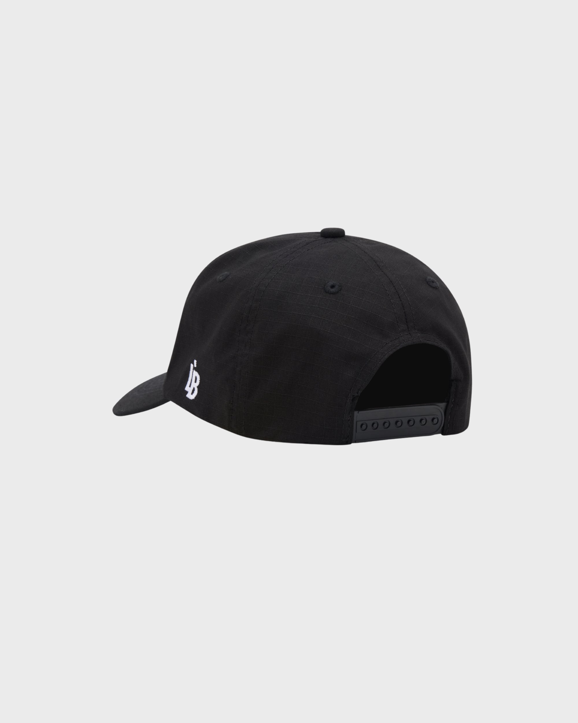 LÈ BAUS 5 PANEL CAP - BLACK