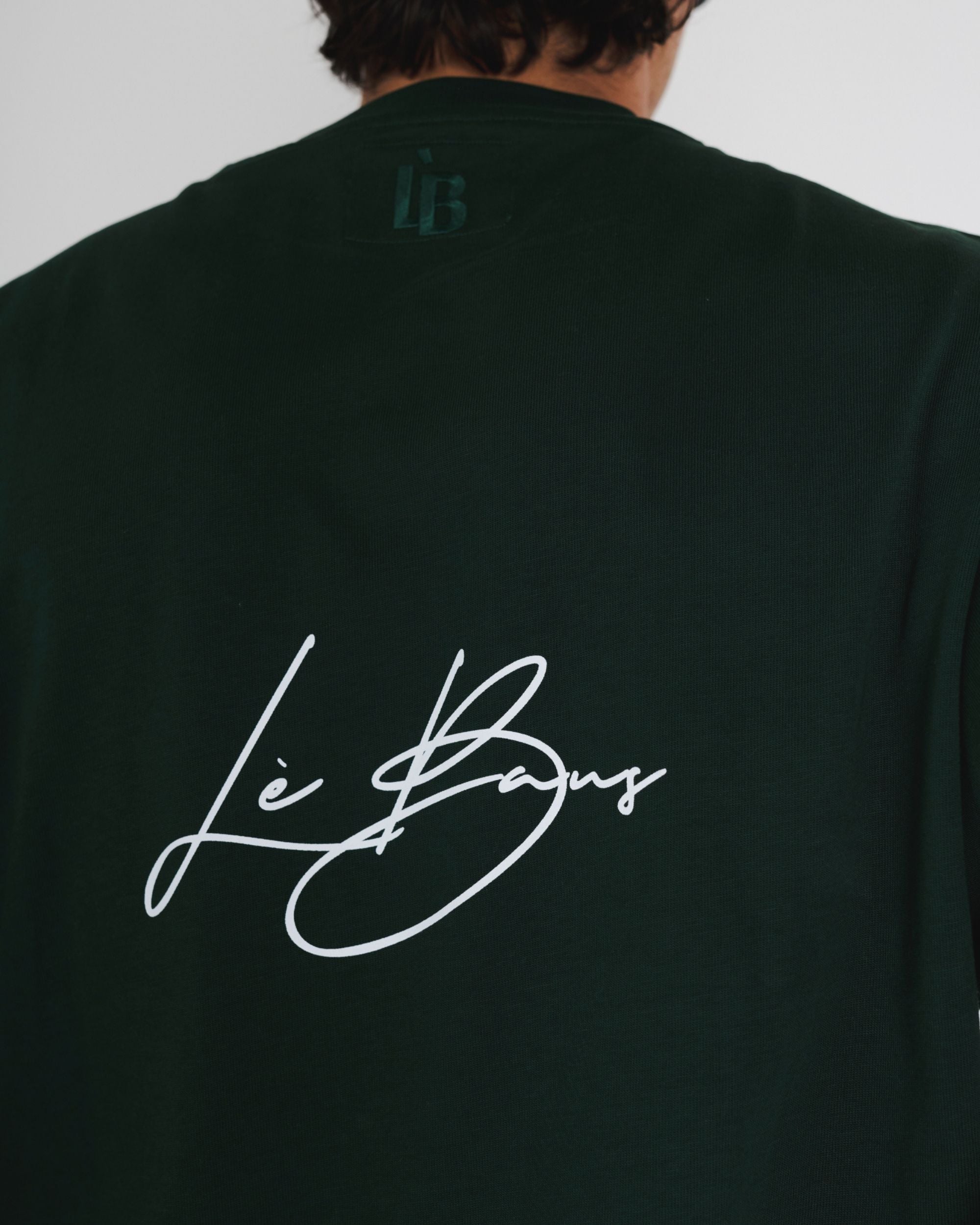 CROP LOGO T-SHIRT - GREEN