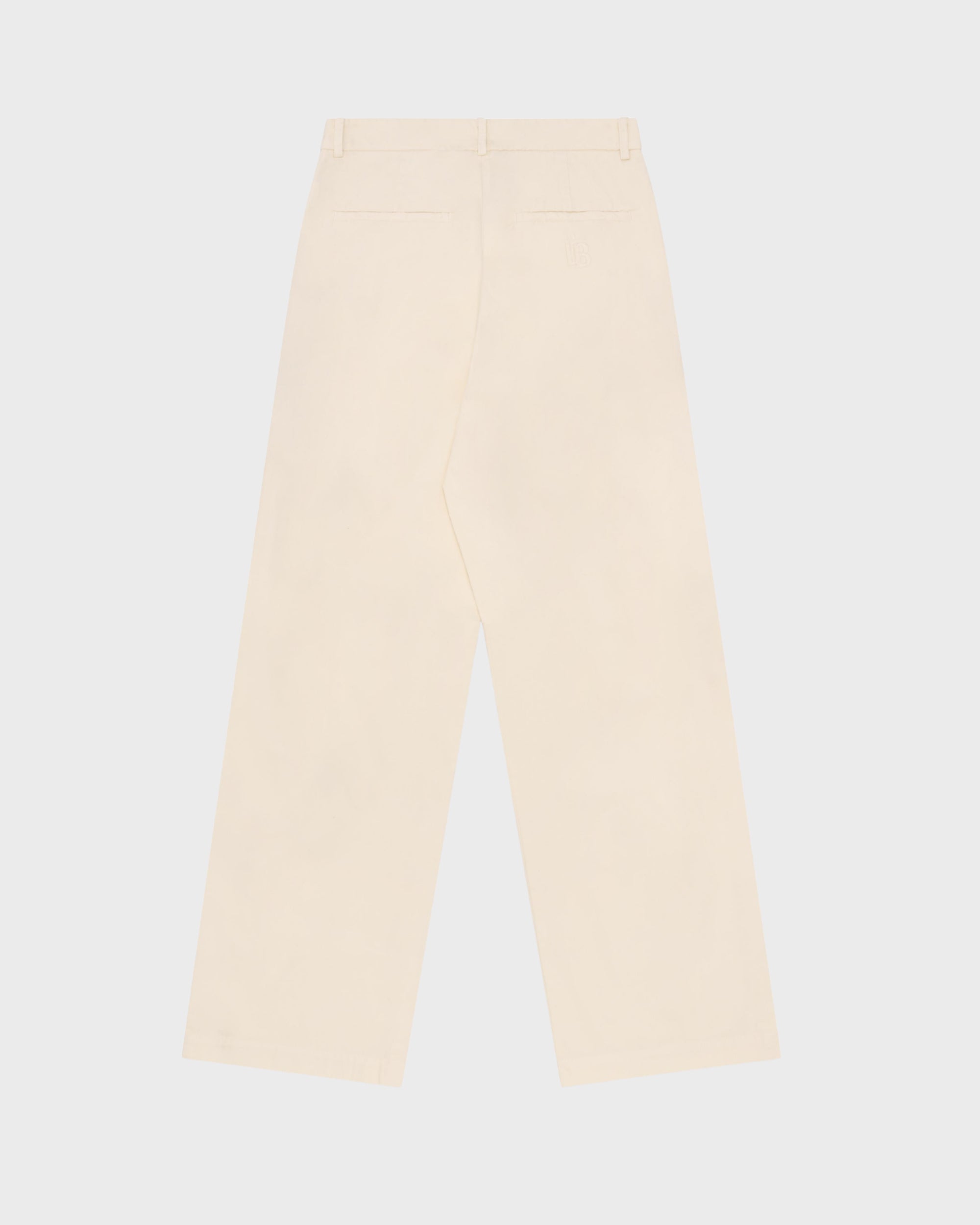 WIDE LEG TROUSER - CREAM