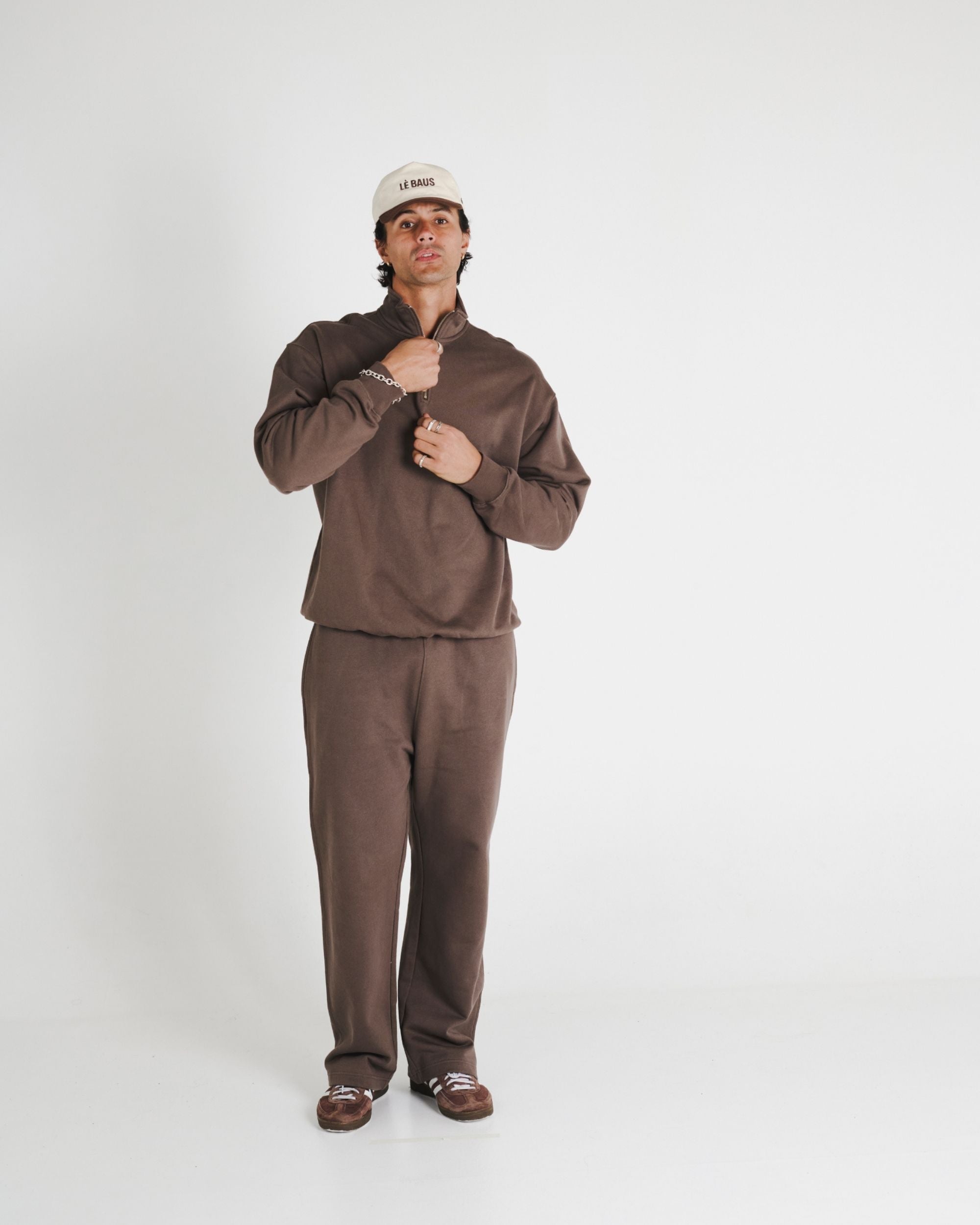 QUARTER ZIP SWEATER