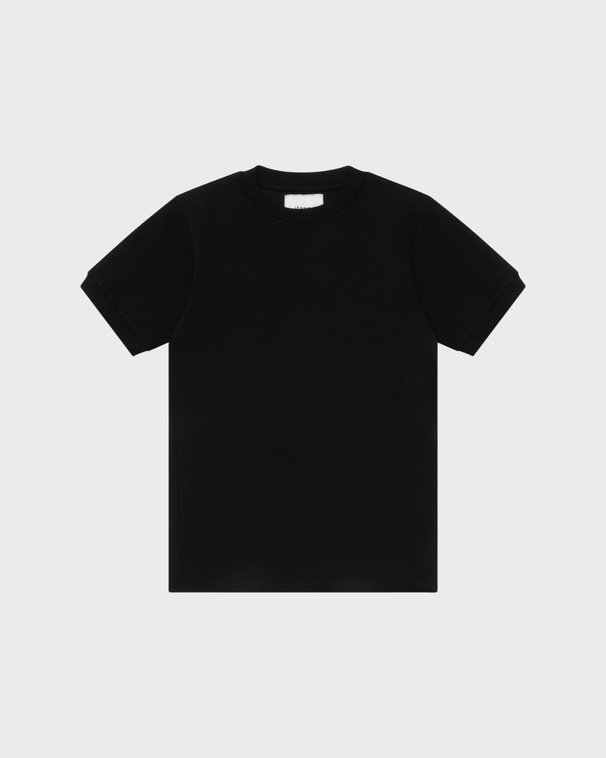 FITTED T-SHIRT - BLK