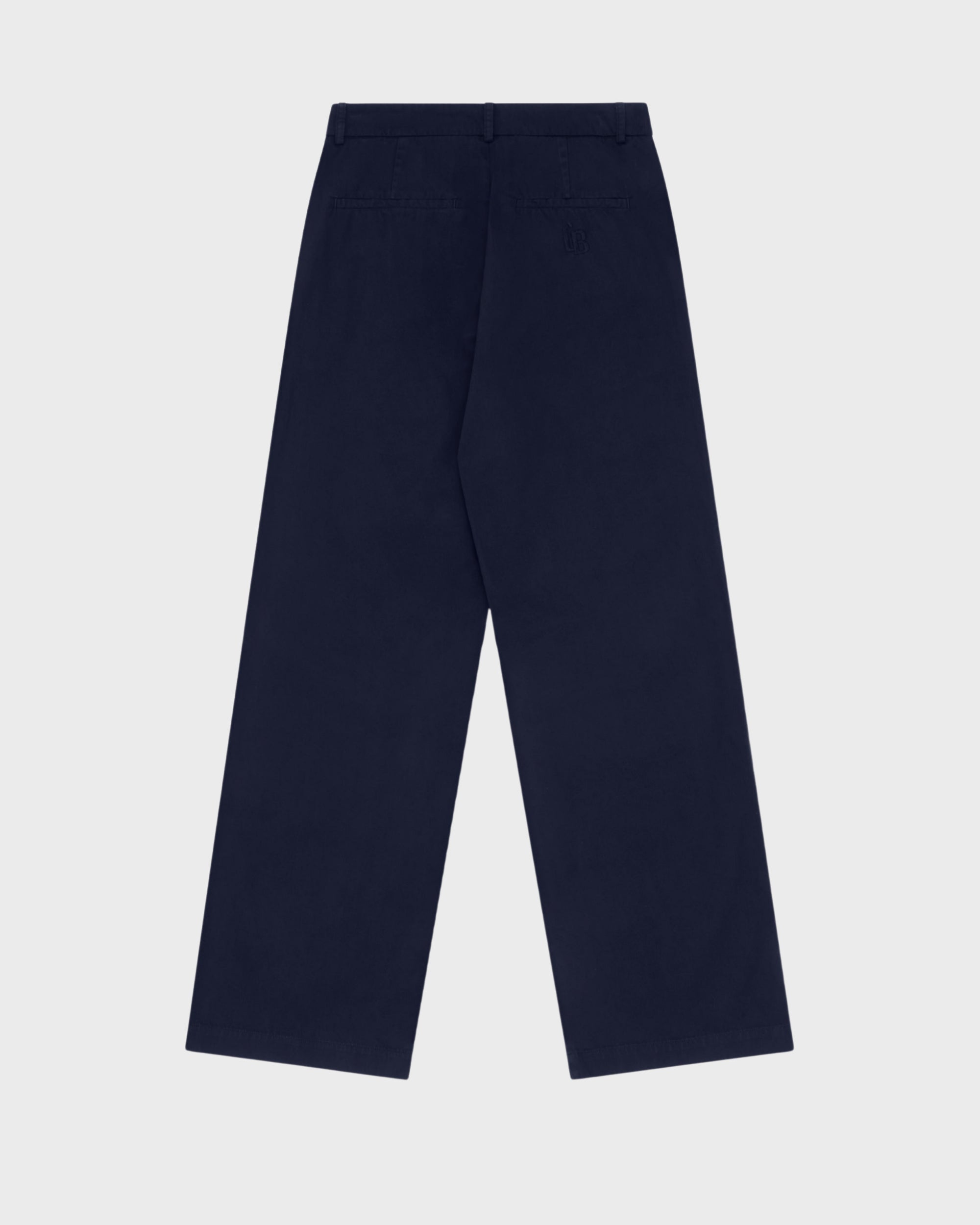 WIDE LEG TROUSER - NAVY