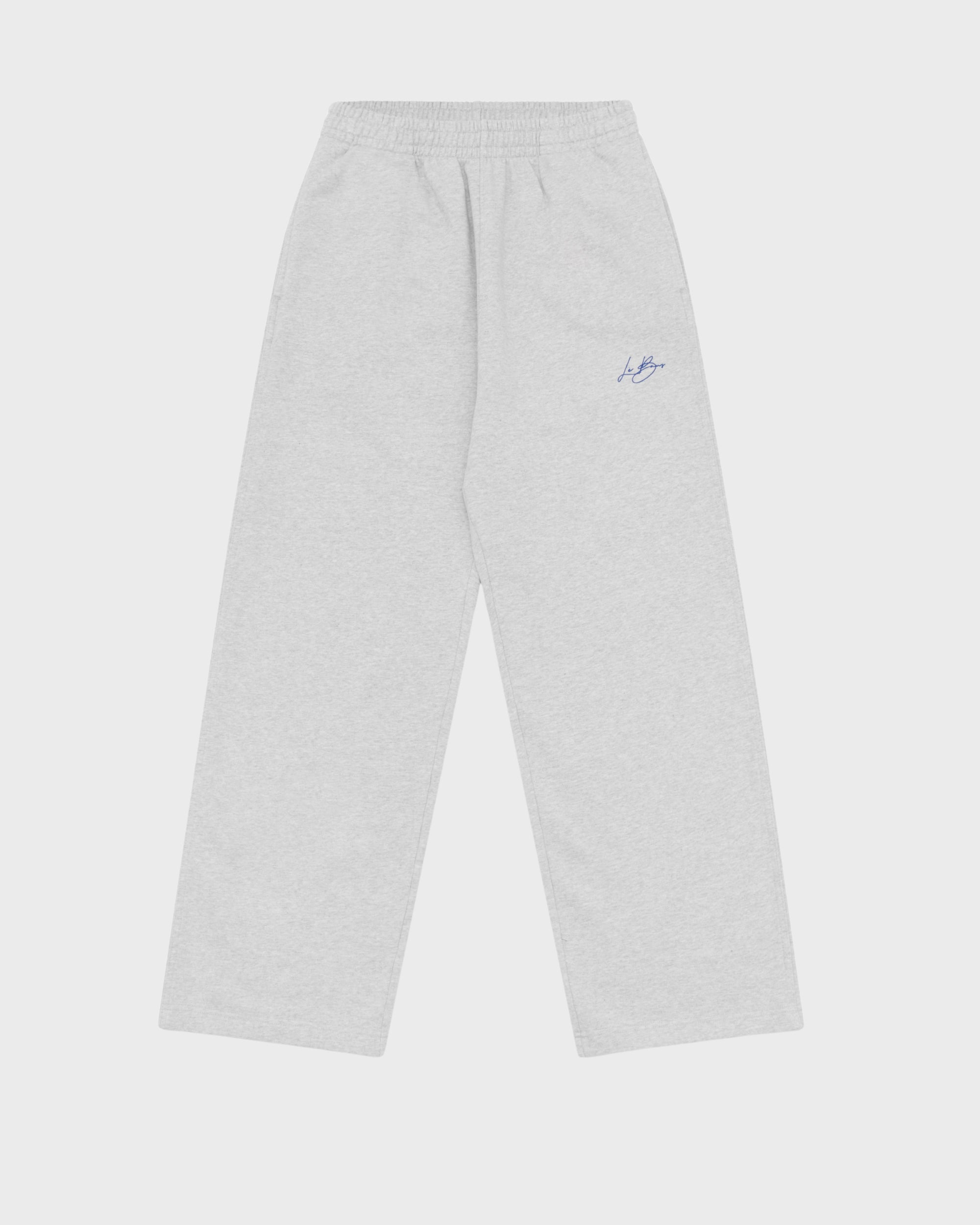 WIDE LEG SWEAT PANTS - GREY