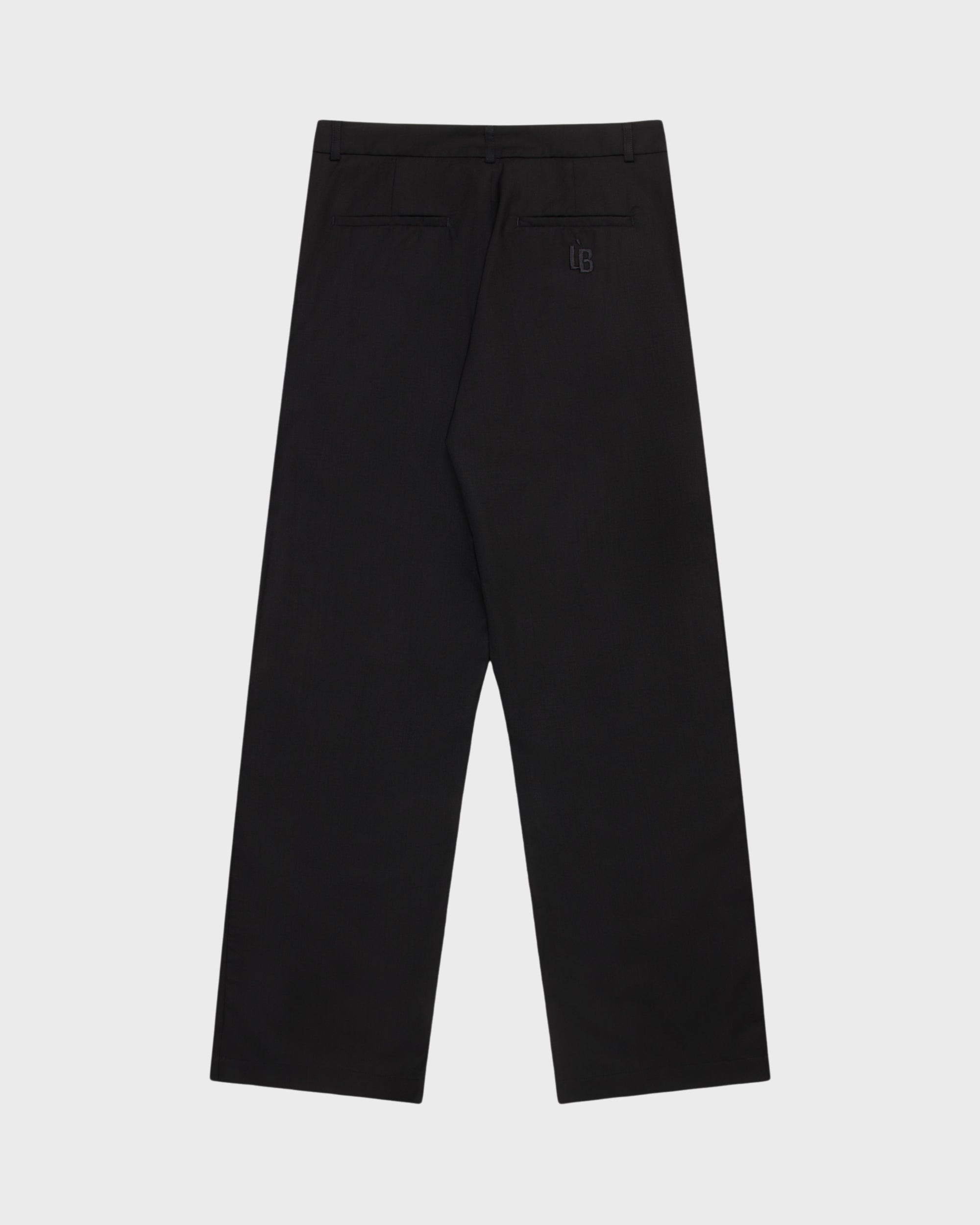 WIDE LEG TROUSER - BLACK