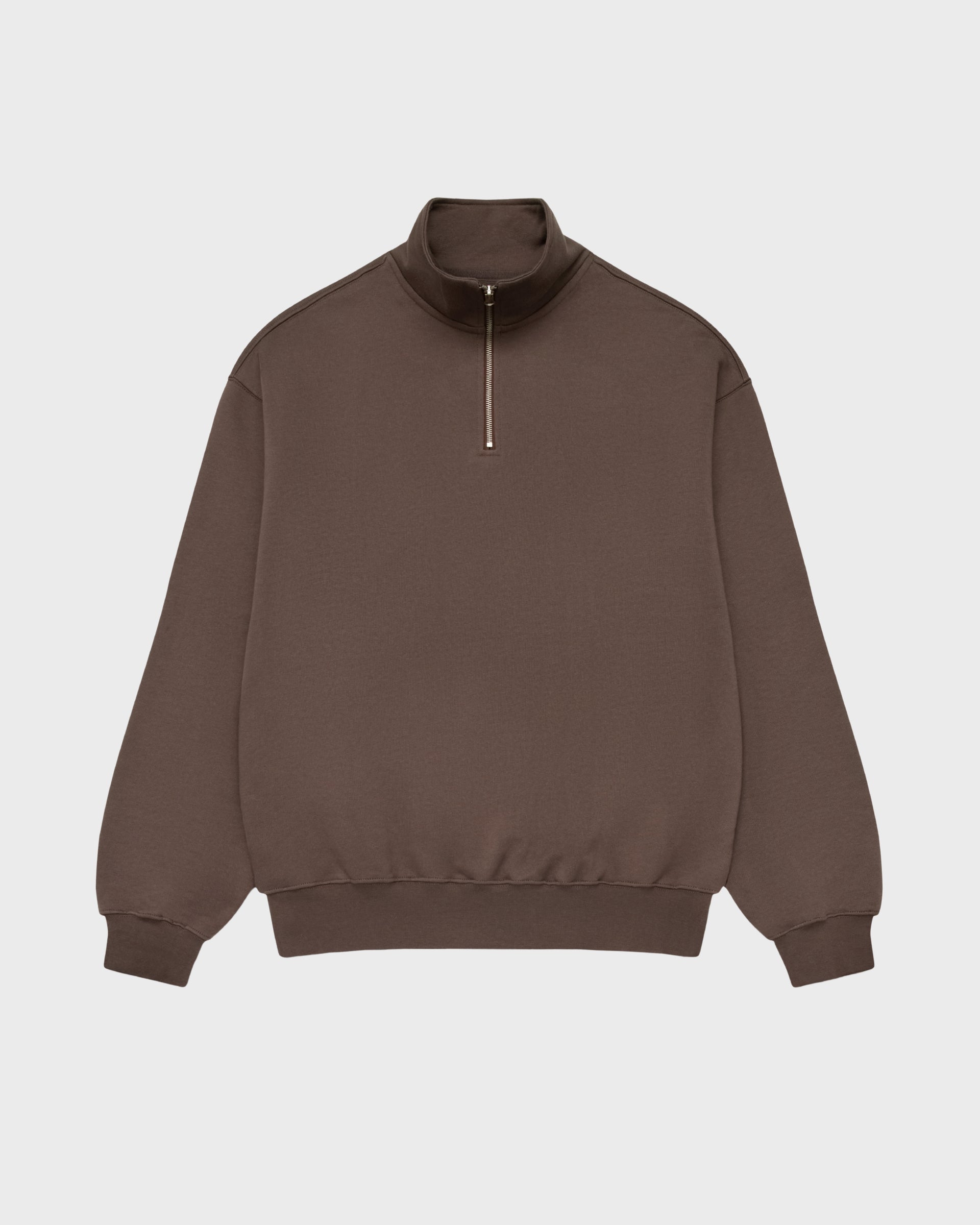 QUARTER ZIP SWEATER
