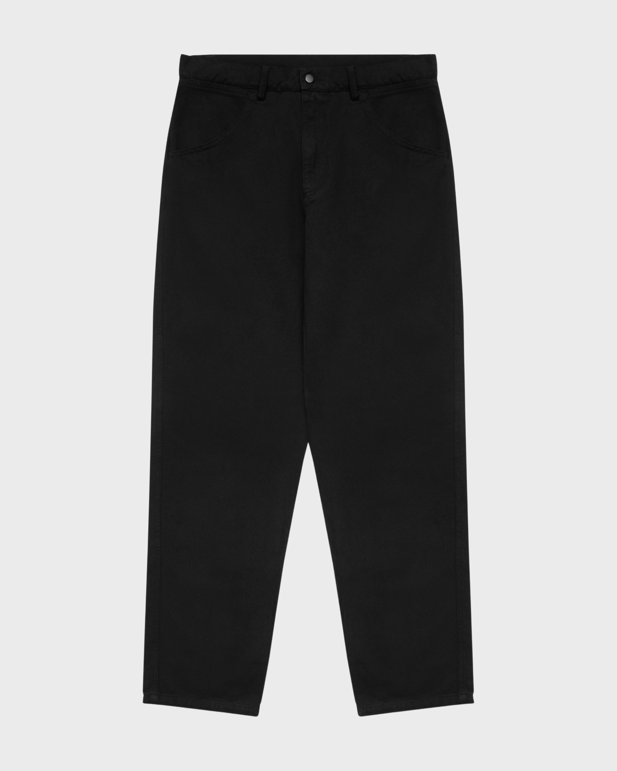 STRAIGHT LEG DENIM - BLACK
