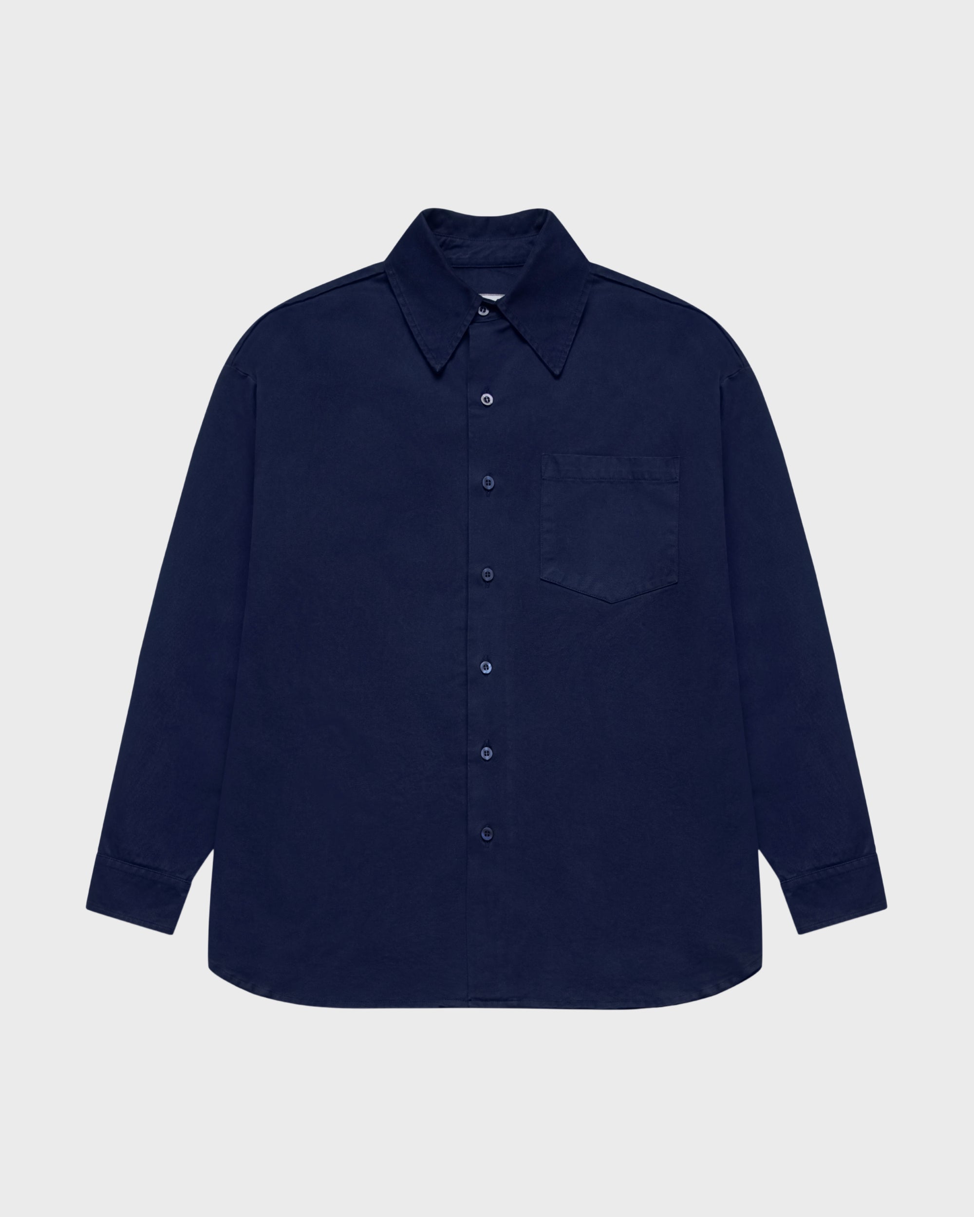 LONG SLEEVE SHIRT - NAVY