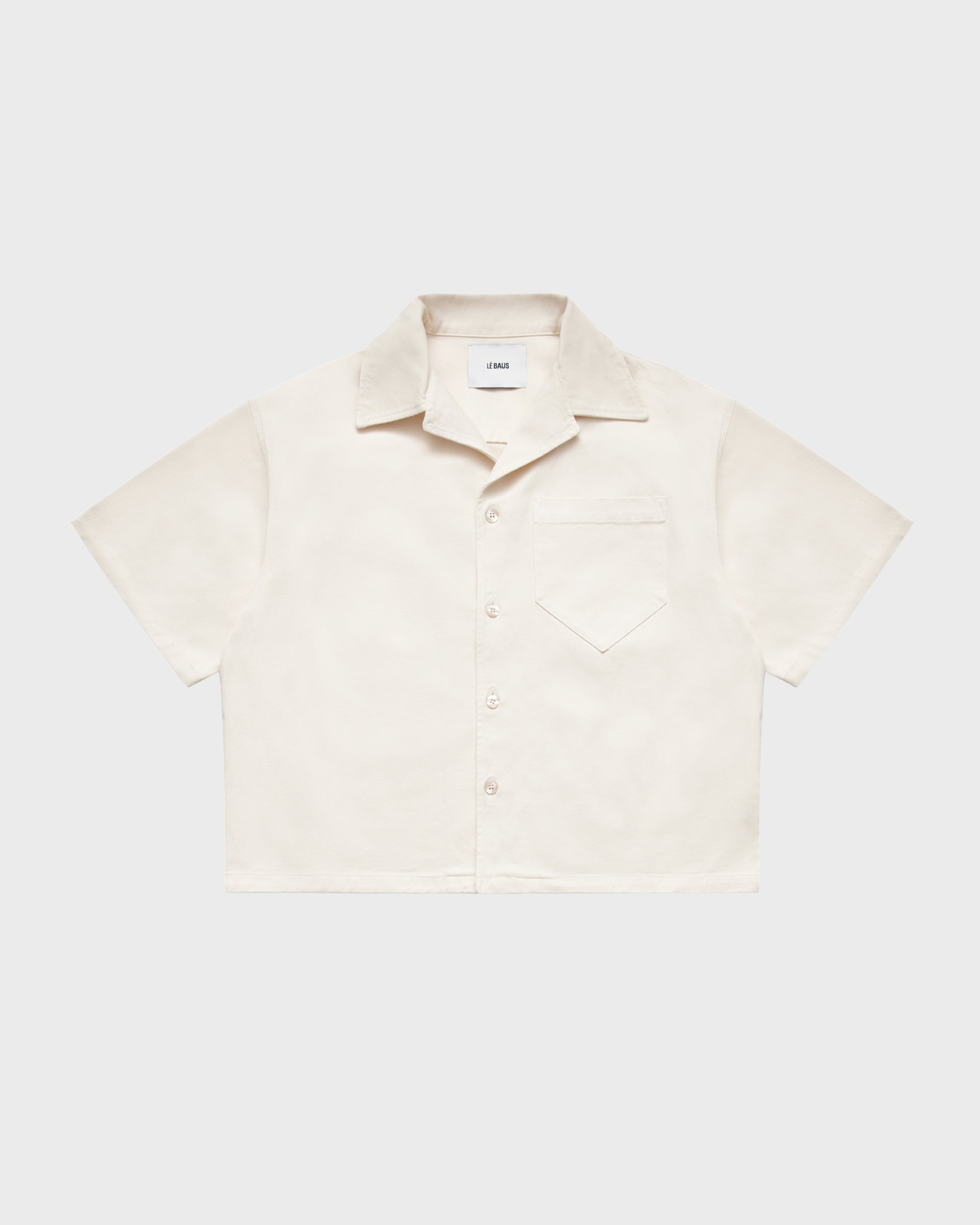 CROP SHIRT - CREAM