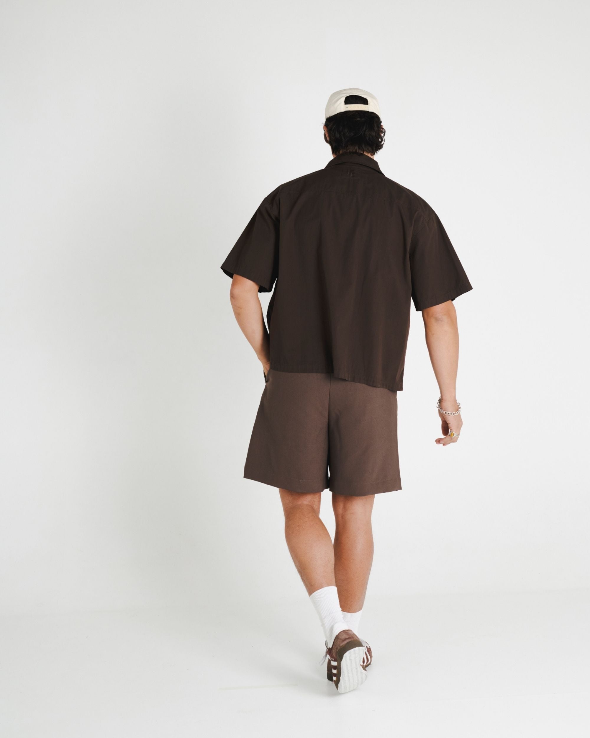 CROP PATCH POCKET SHIRT