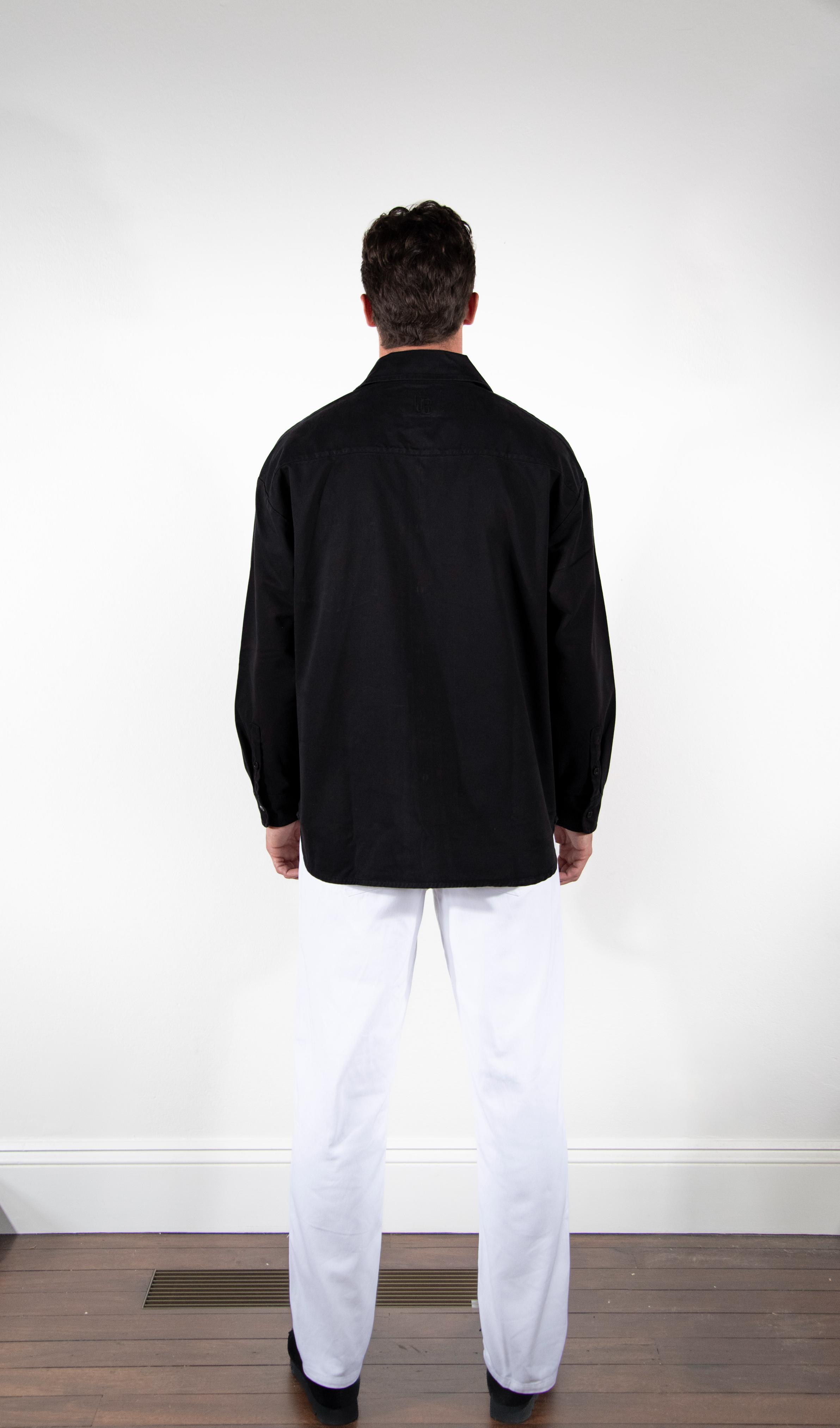 LONG SLEEVE SHIRT - BLACK