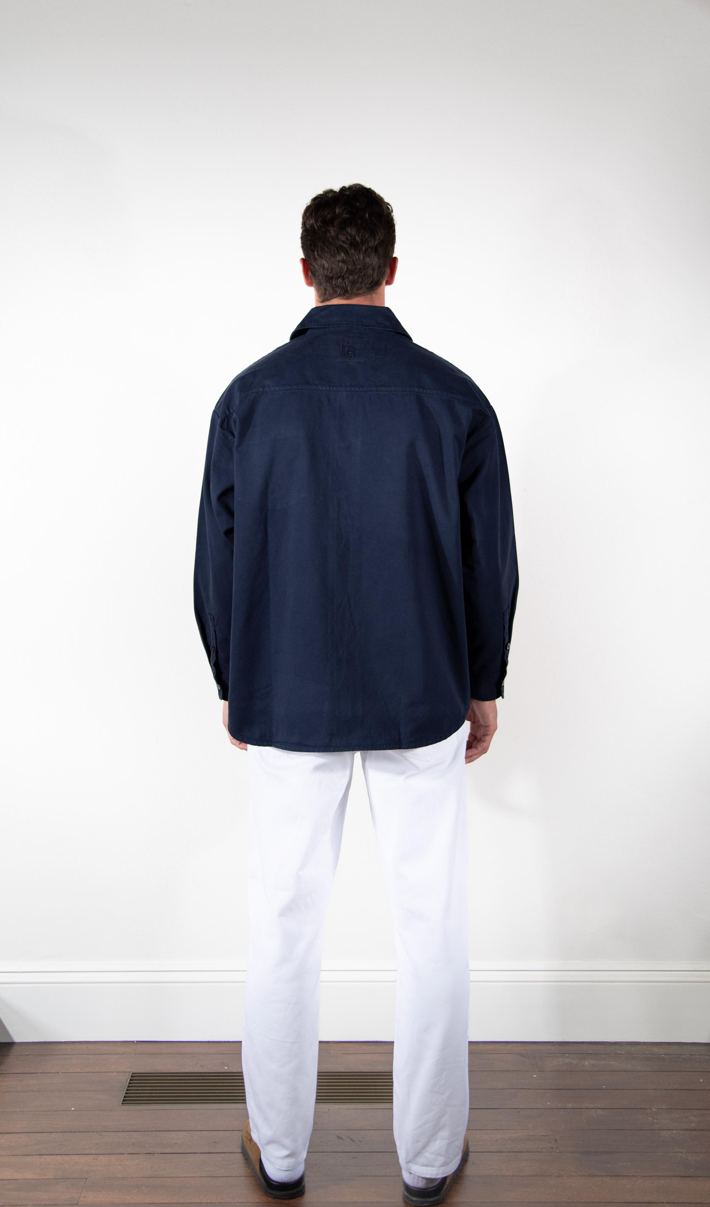 LONG SLEEVE SHIRT - NAVY