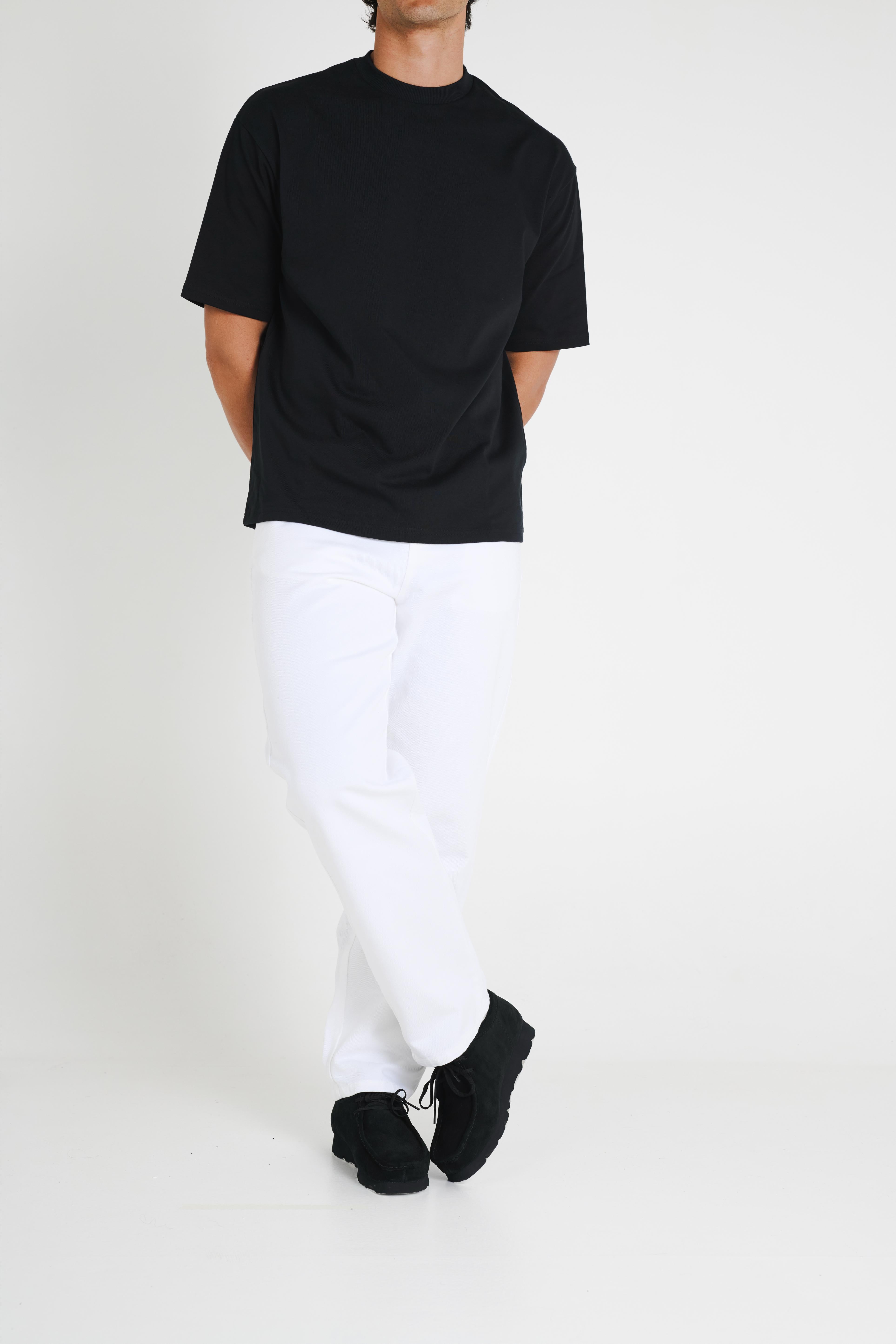 STRAIGHT LEG TROUSER - WHITE