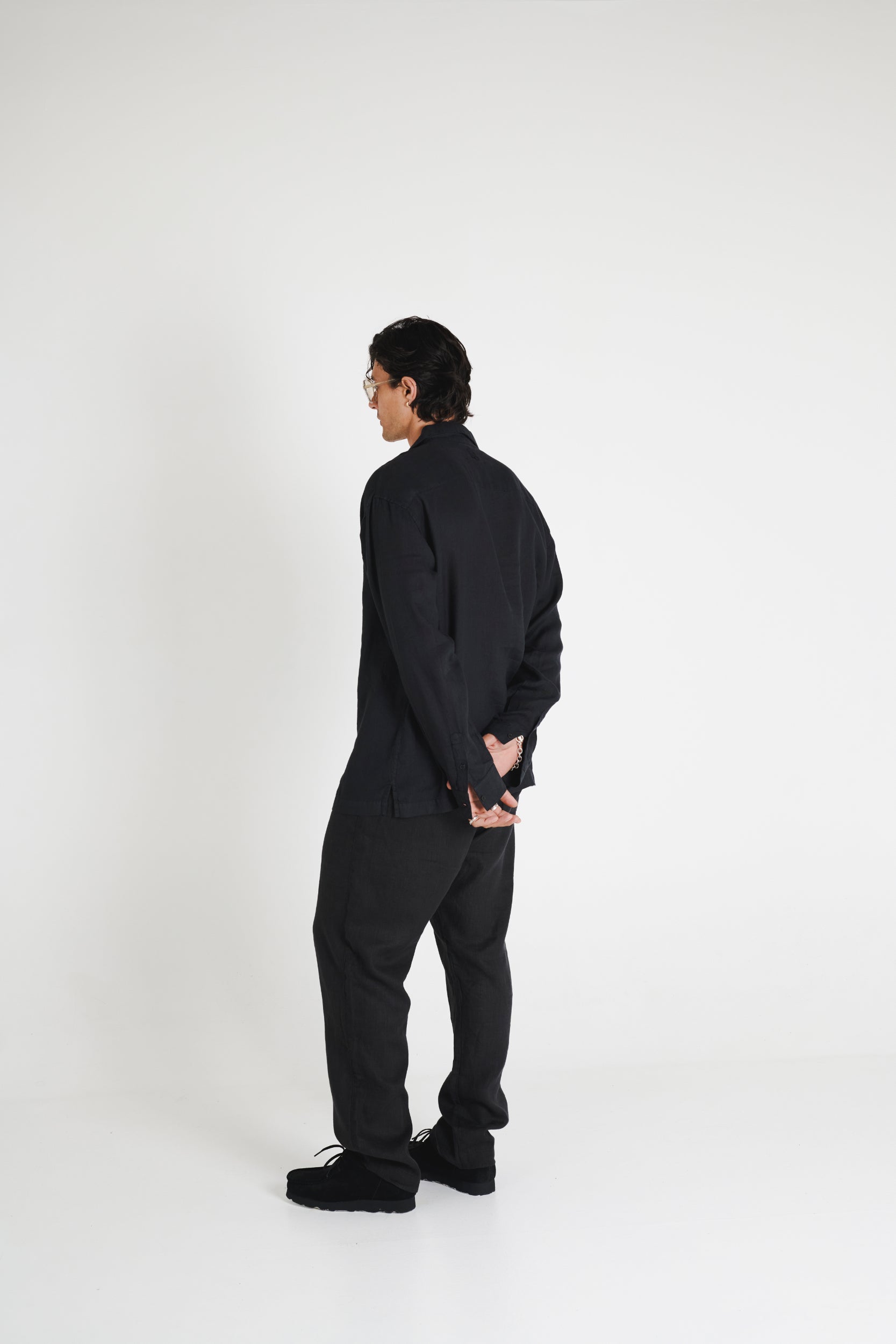 OVERSIZED CAMP COLLAR SHIRT