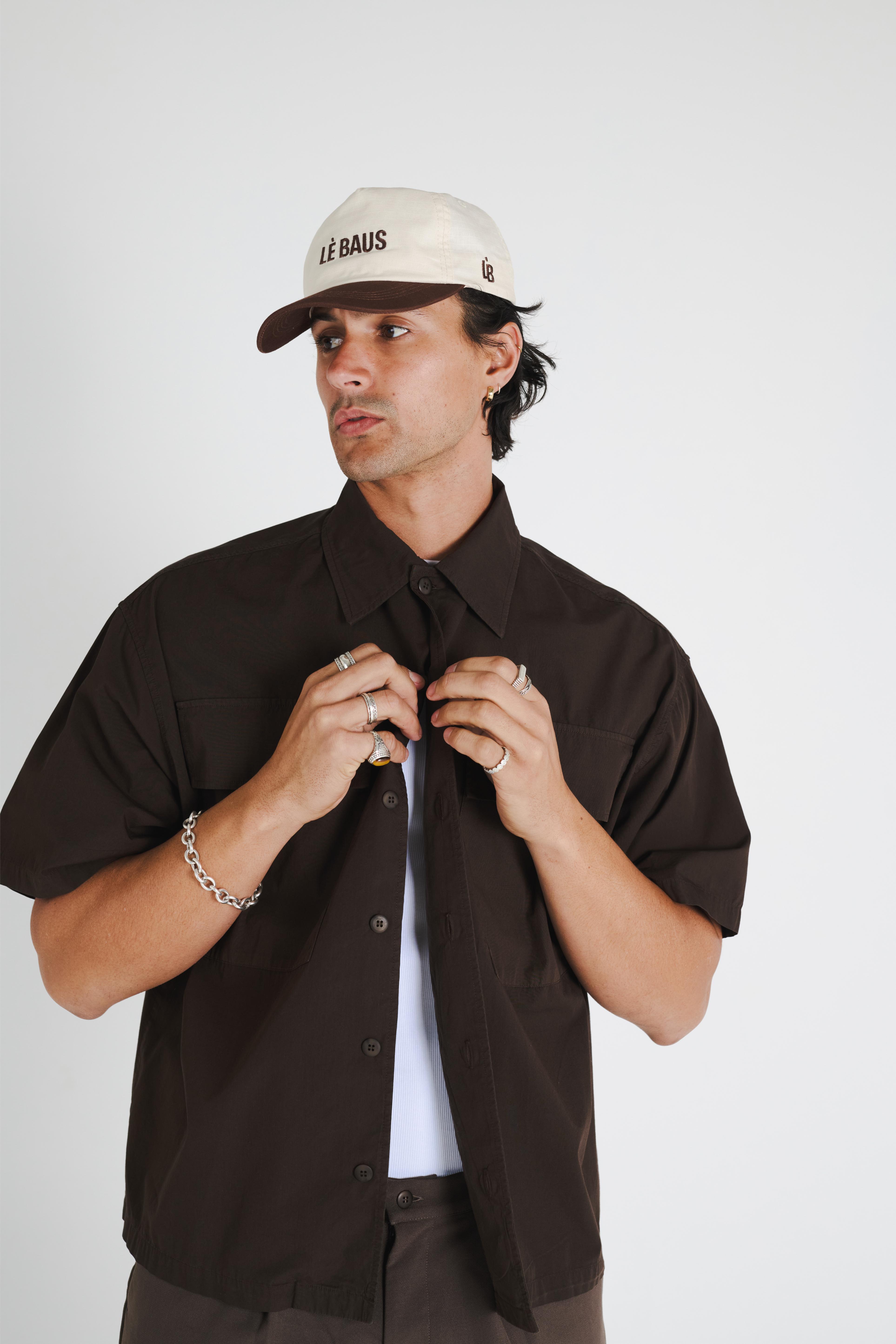 CROP PATCH POCKET SHIRT
