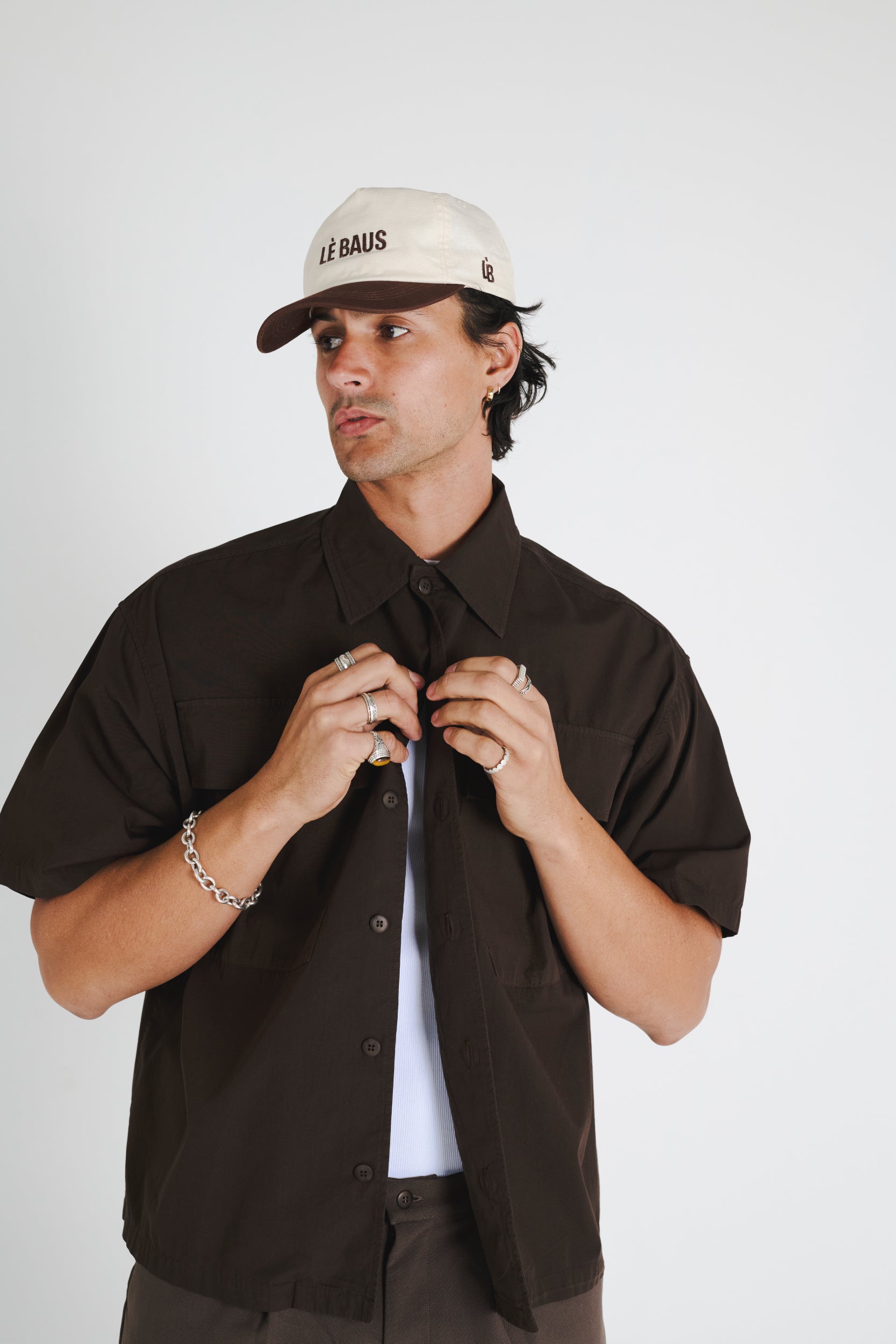 CROP PATCH POCKET SHIRT