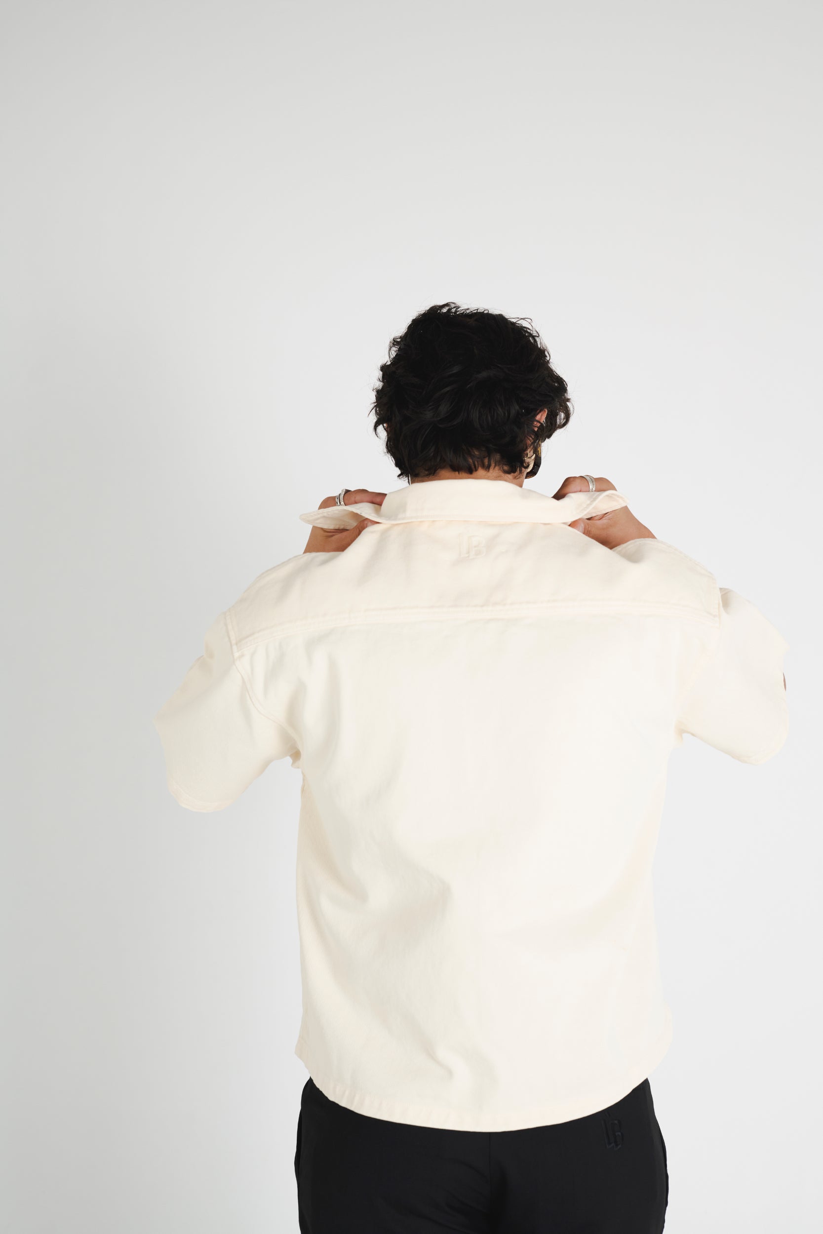 CROP SHIRT - CREAM