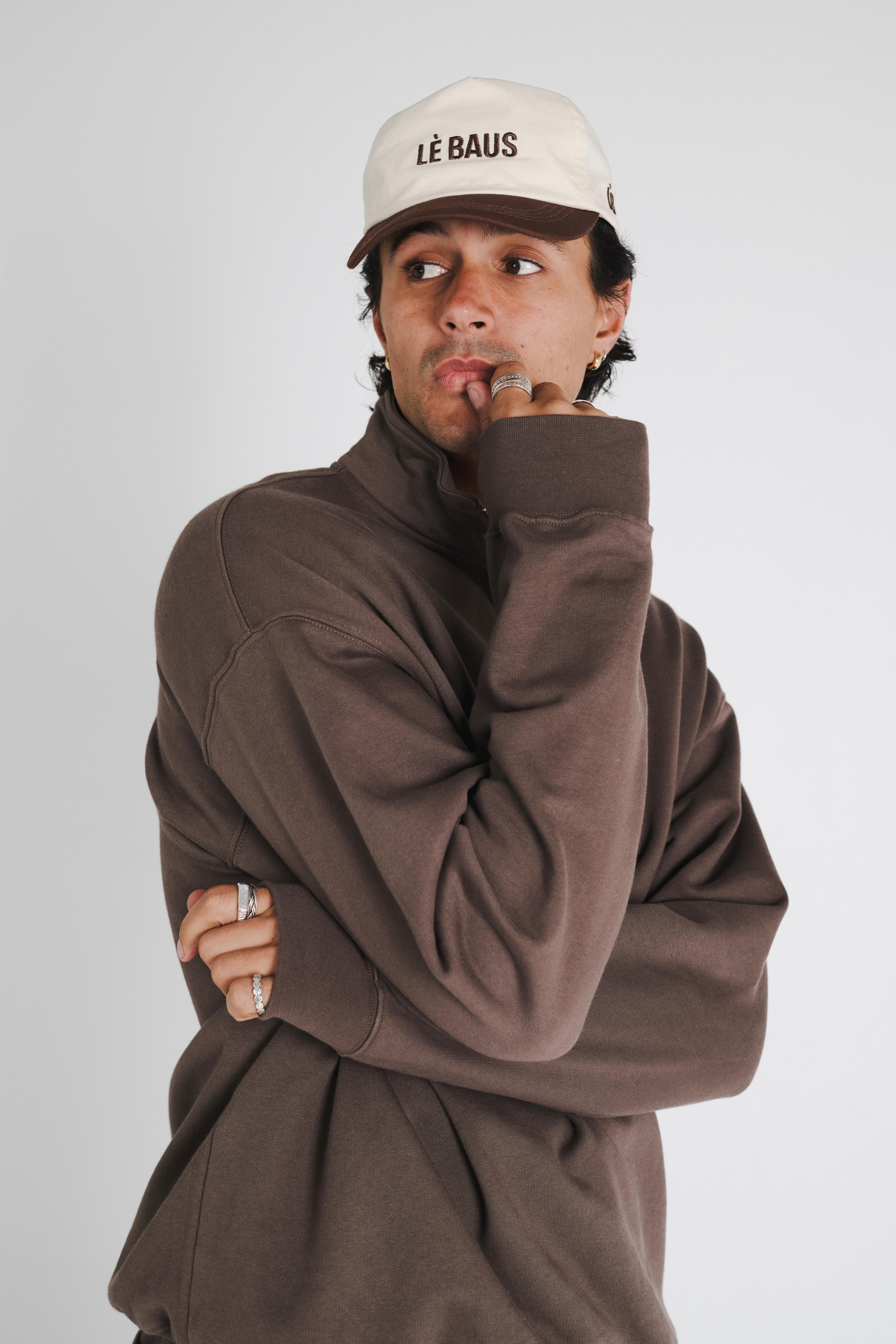 QUARTER ZIP SWEATER
