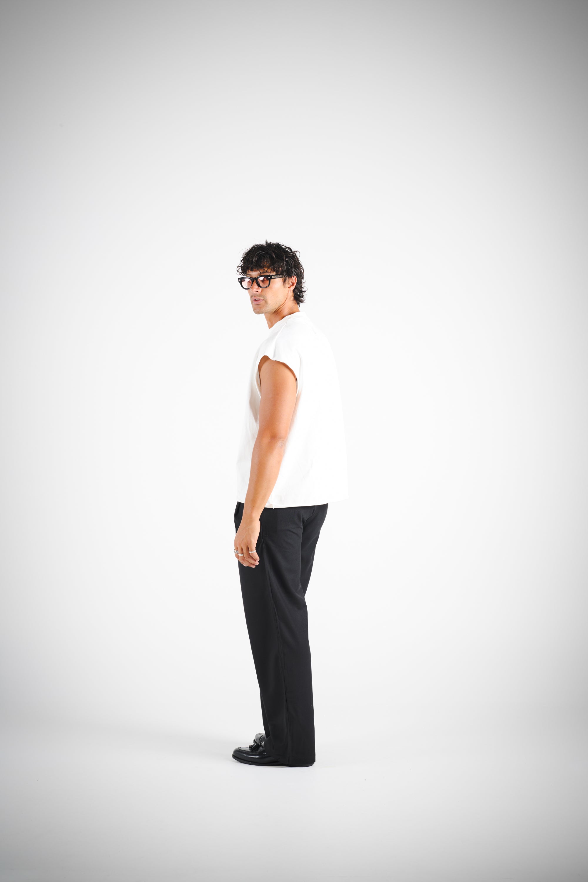 CROP CUT OFF - WHITE