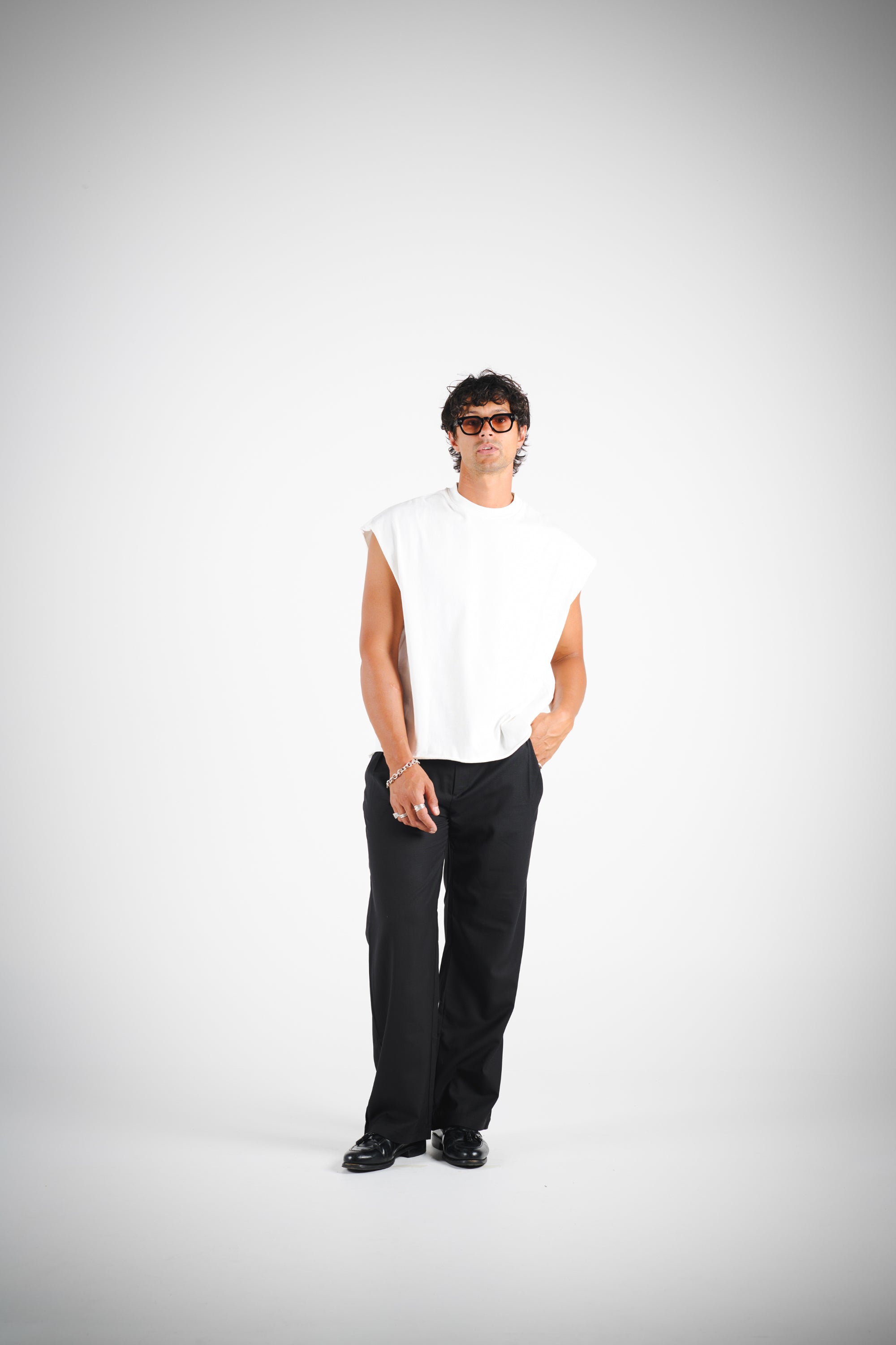 CROP CUT OFF - WHITE