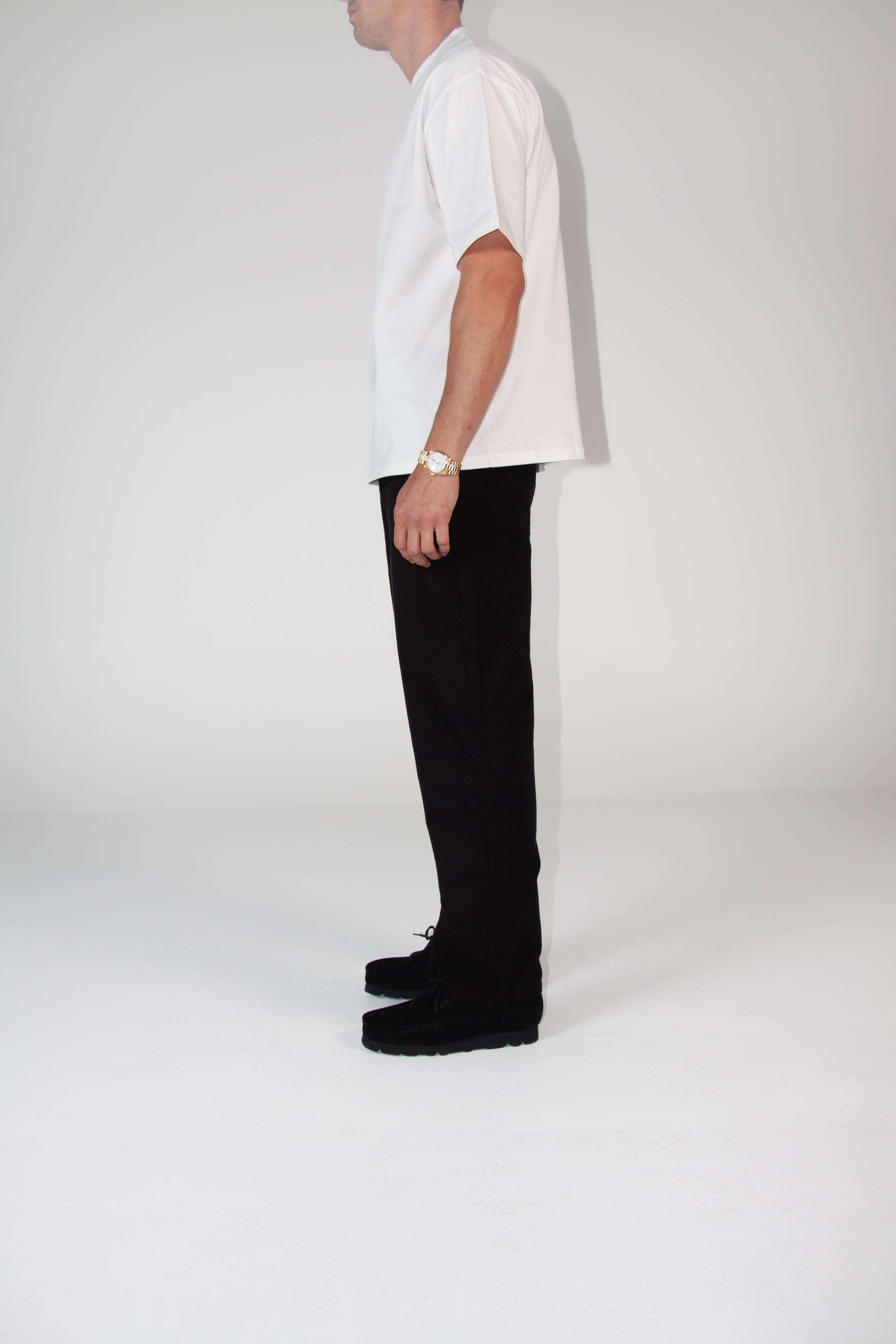 CORE STRAIGHT LEG TROUSER - BLACK