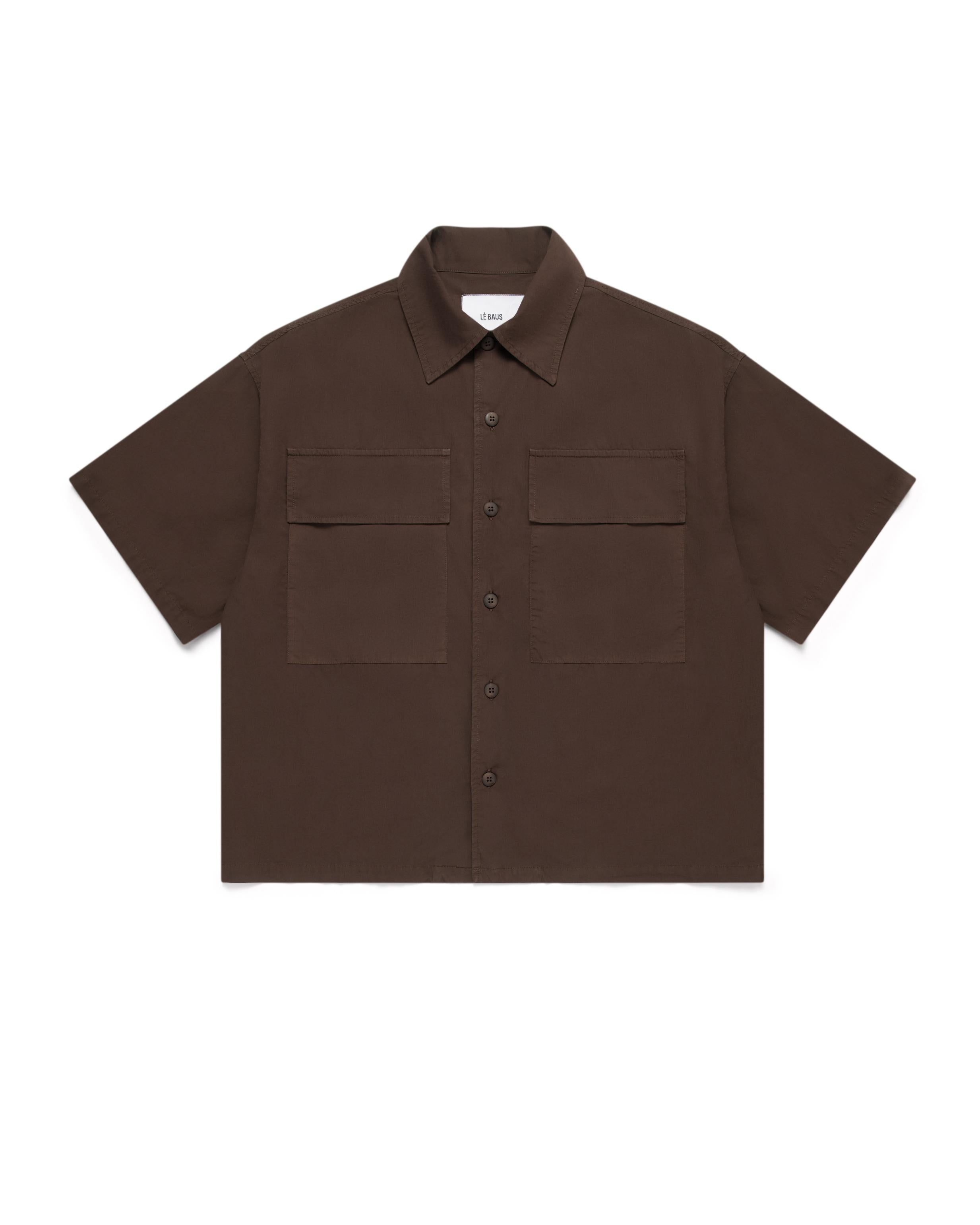 CROP PATCH POCKET SHIRT