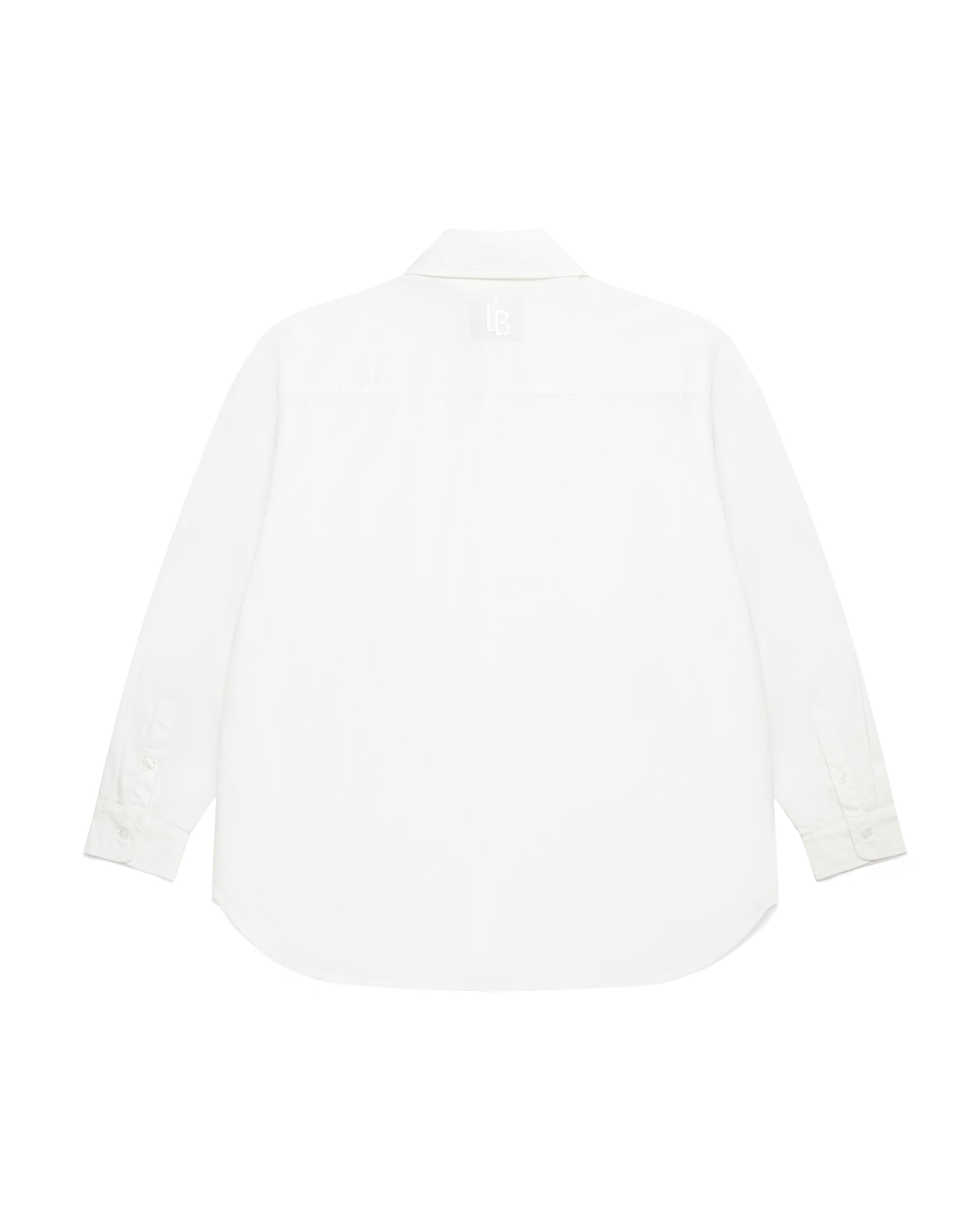 LONG SLEEVE SHIRT - WHITE