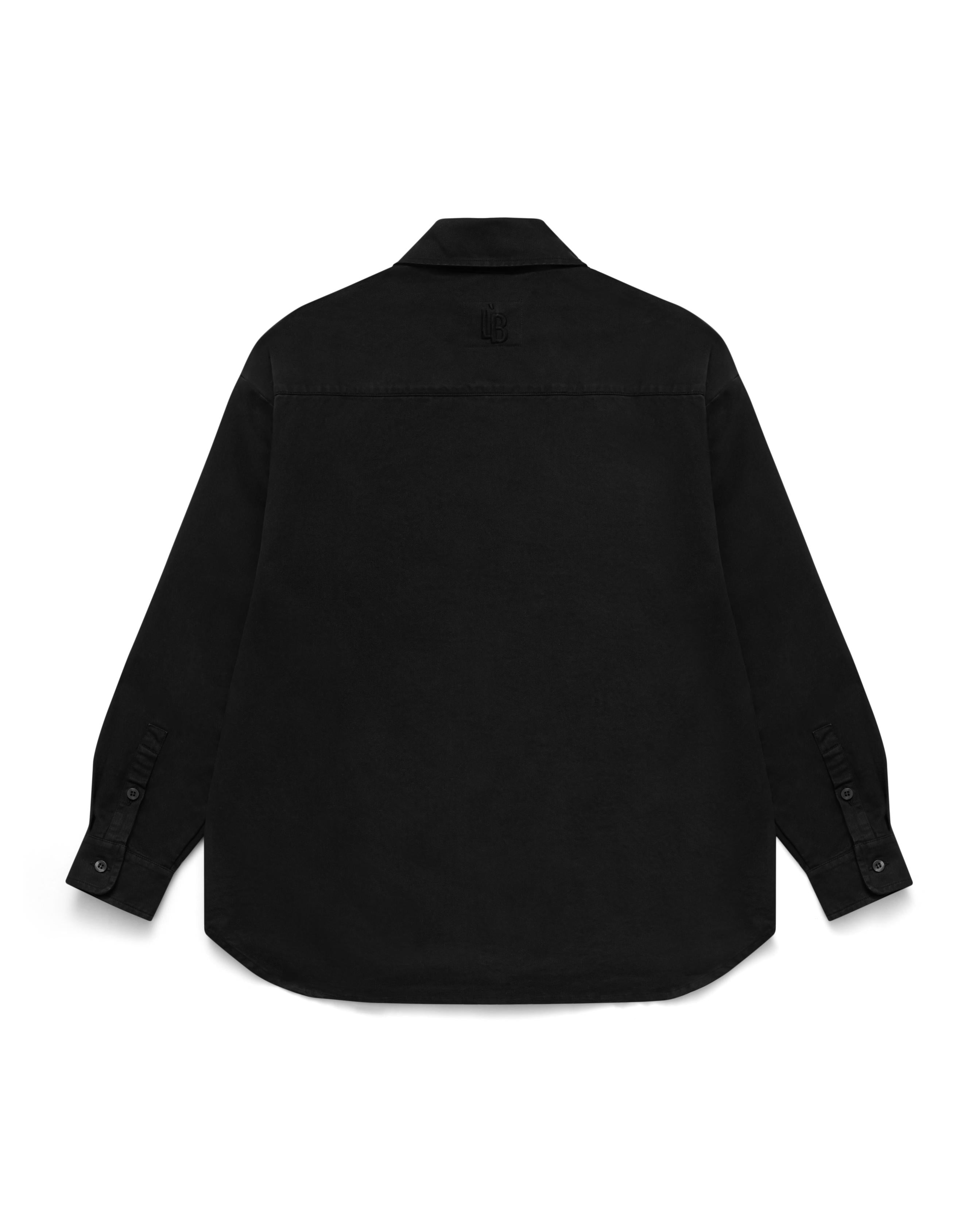 LONG SLEEVE SHIRT - BLACK